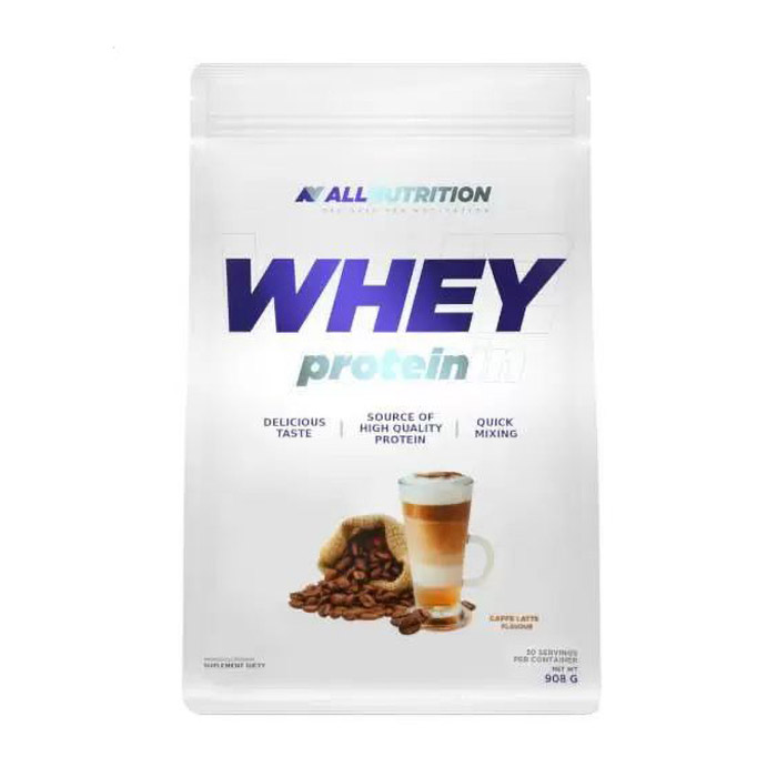 

Протеїн AllNutrition Whey Protein в порошку, зі смаком кави лате, 908 г