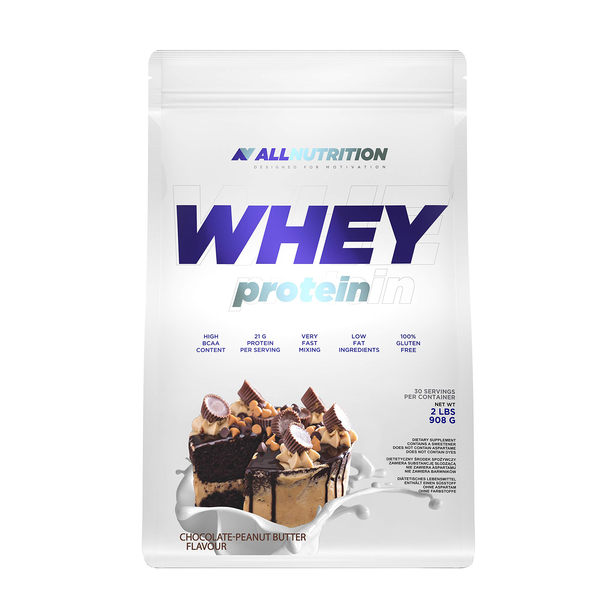 

Протеїн AllNutrition Whey Protein в порошку, зі смаком шоколадного арахісового масла, 908 г