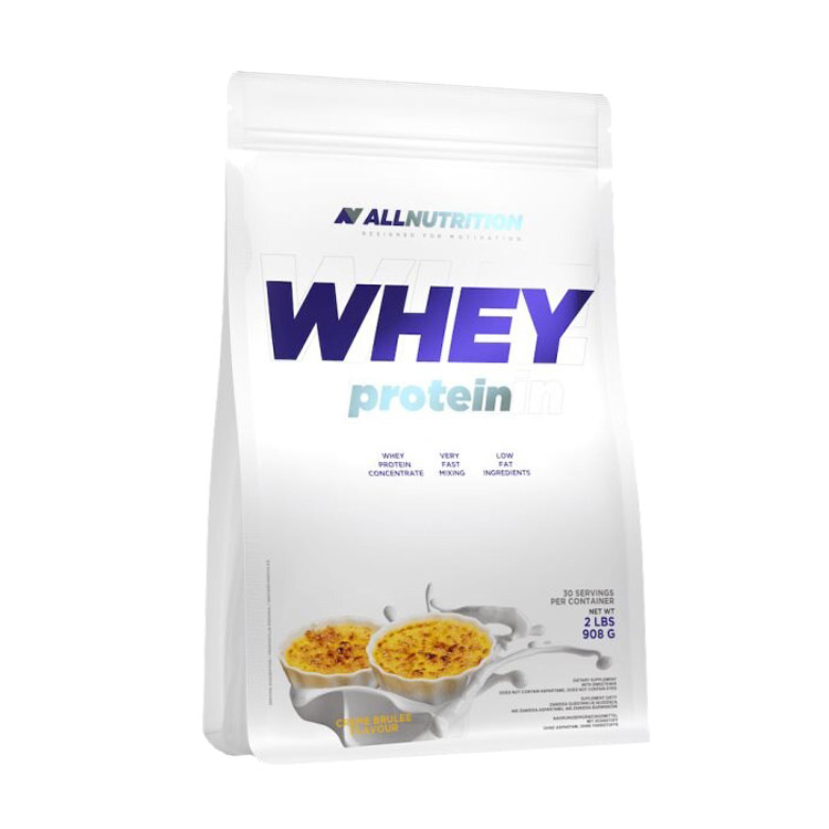 

Протеїн AllNutrition Whey Protein в порошку, зі смаком крем брюле, 908 г