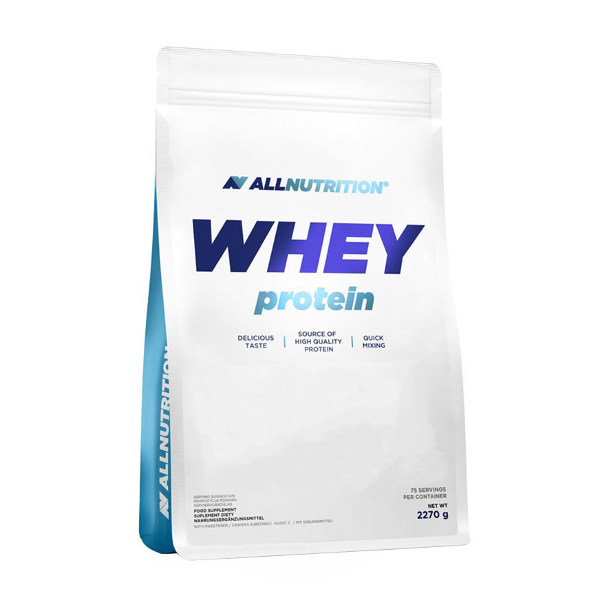 

Протеїн AllNutrition Whey Protein в порошку, з шоколадно-малиновим смаком, 2.27 кг