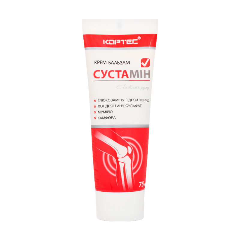 

Крем-бальзам для суглобів Кортес Сустамін, 75 мл