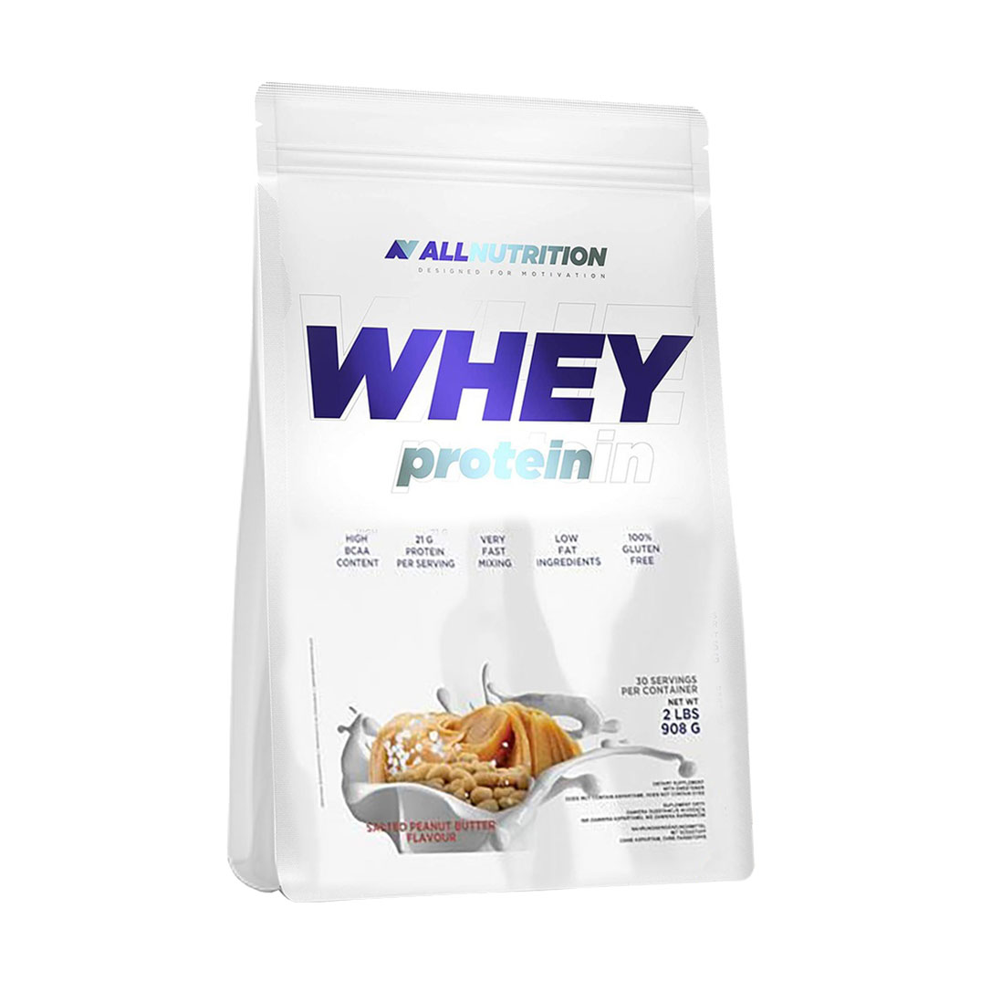 

Протеїн AllNutrition Whey Protein Солоне арахісове масло, в порошку, 908 г