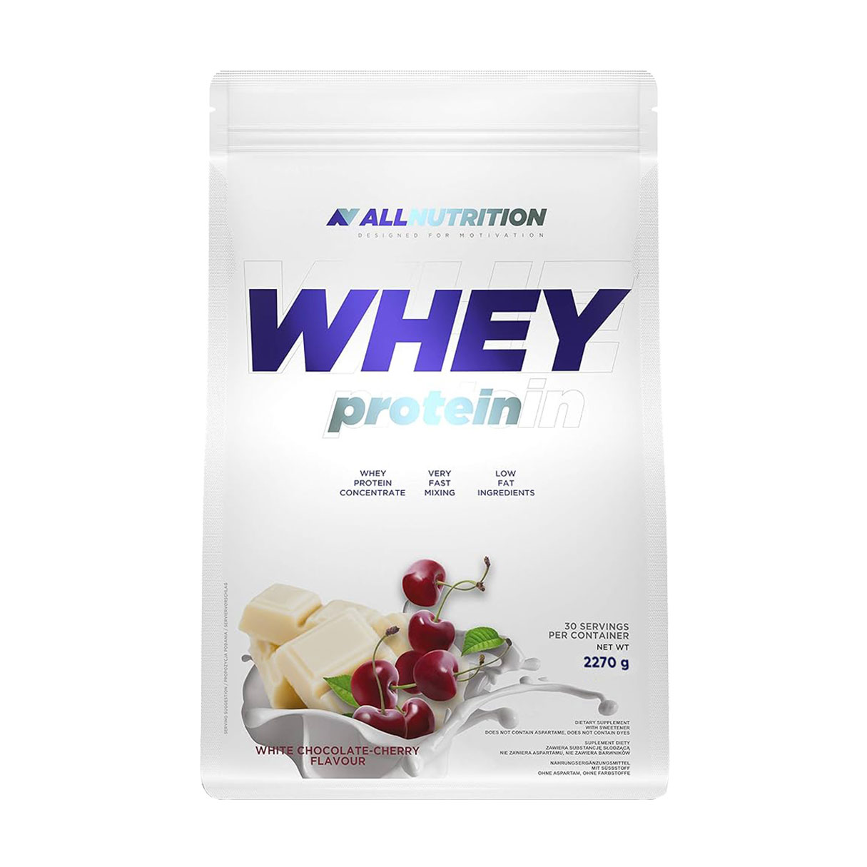 

Протеїн AllNutrition Whey Protein Білий шоколад та вишня, в порошку, 2.27 кг