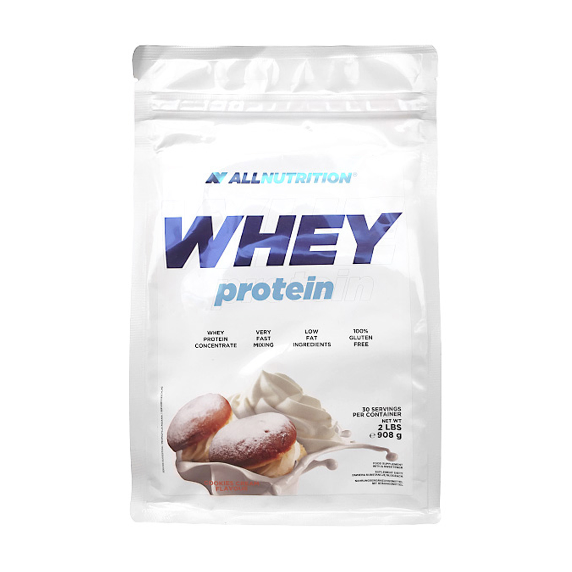 

Протеїн AllNutrition Whey Protein Печиво з кремом, в порошку, 908 г