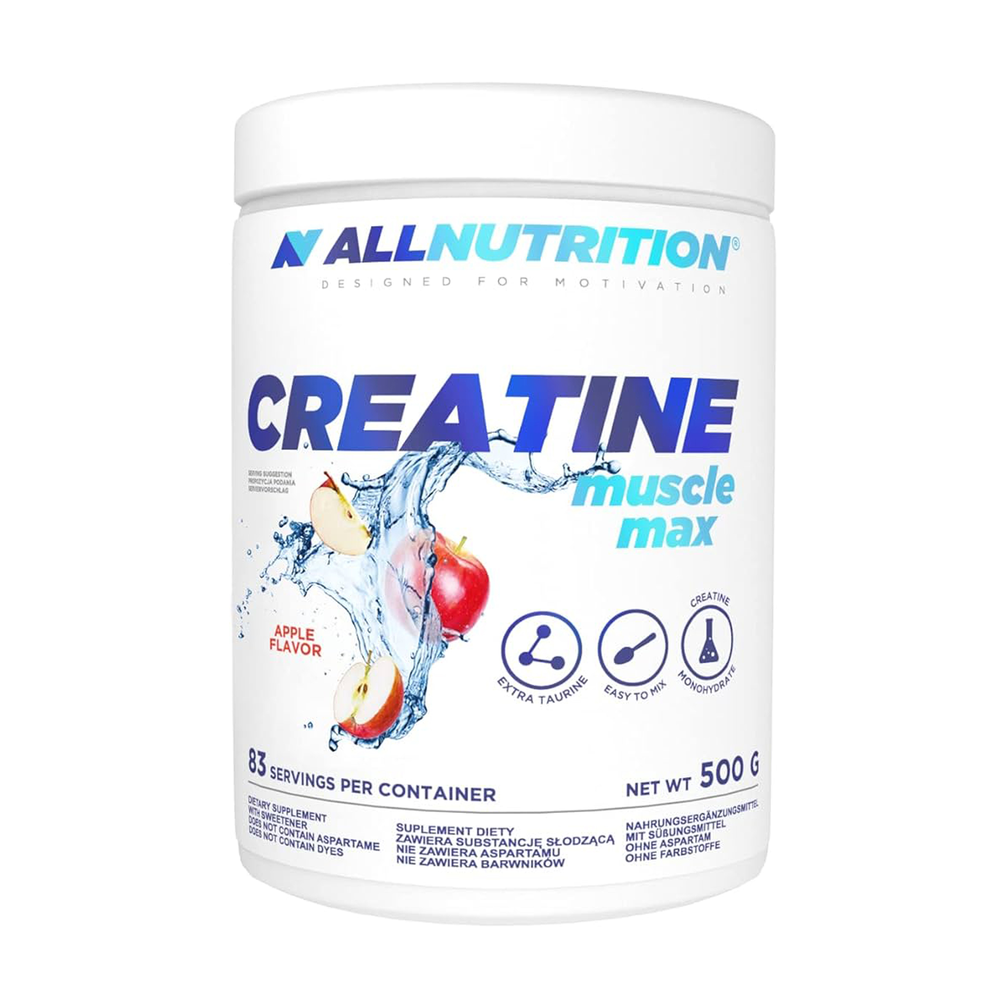 

Креатин AllNutrition Creatine Muscle Max Яблуко, в порошку, 500 г