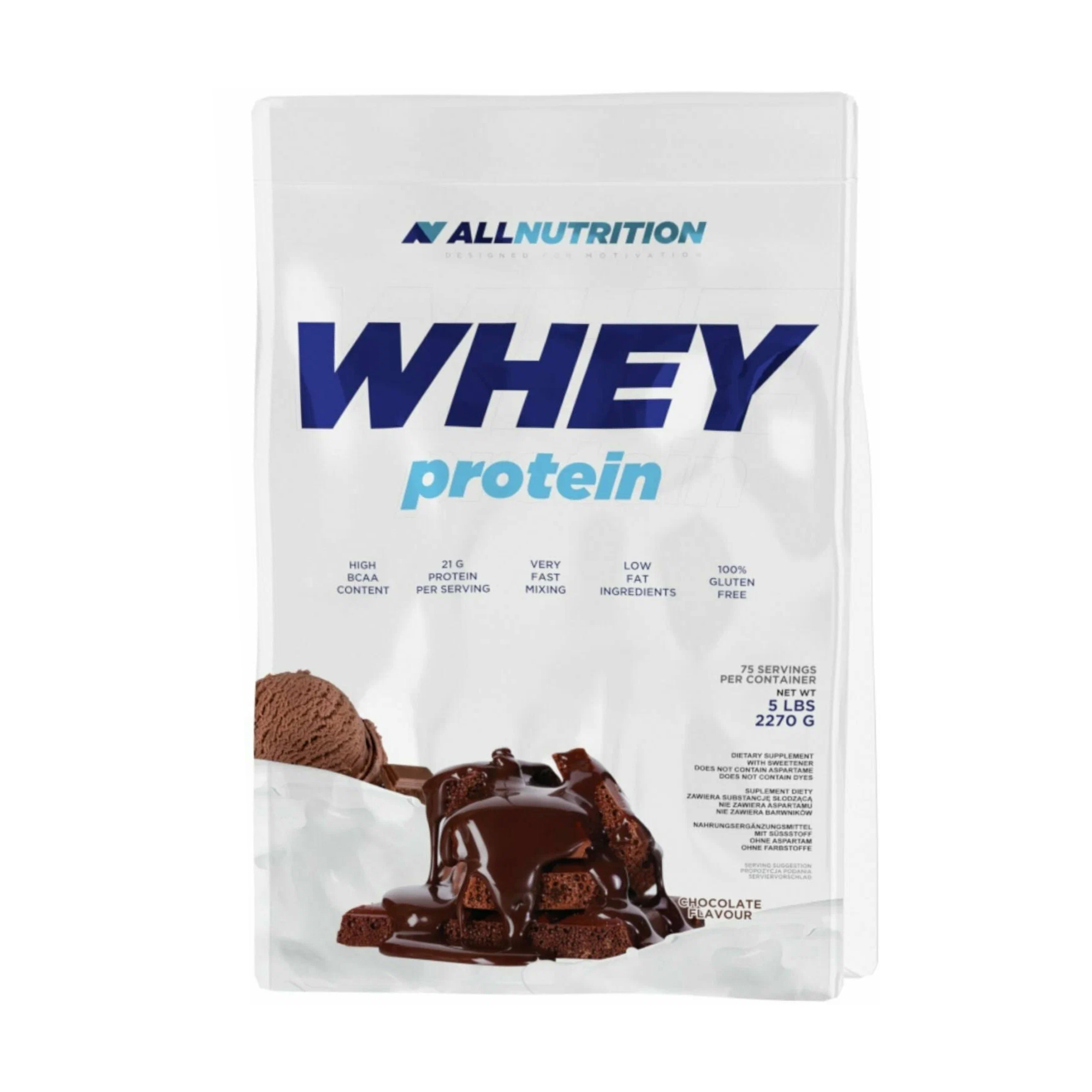 

Протеїн AllNutrition Whey Protein Шоколад, в порошку, 2.27 кг