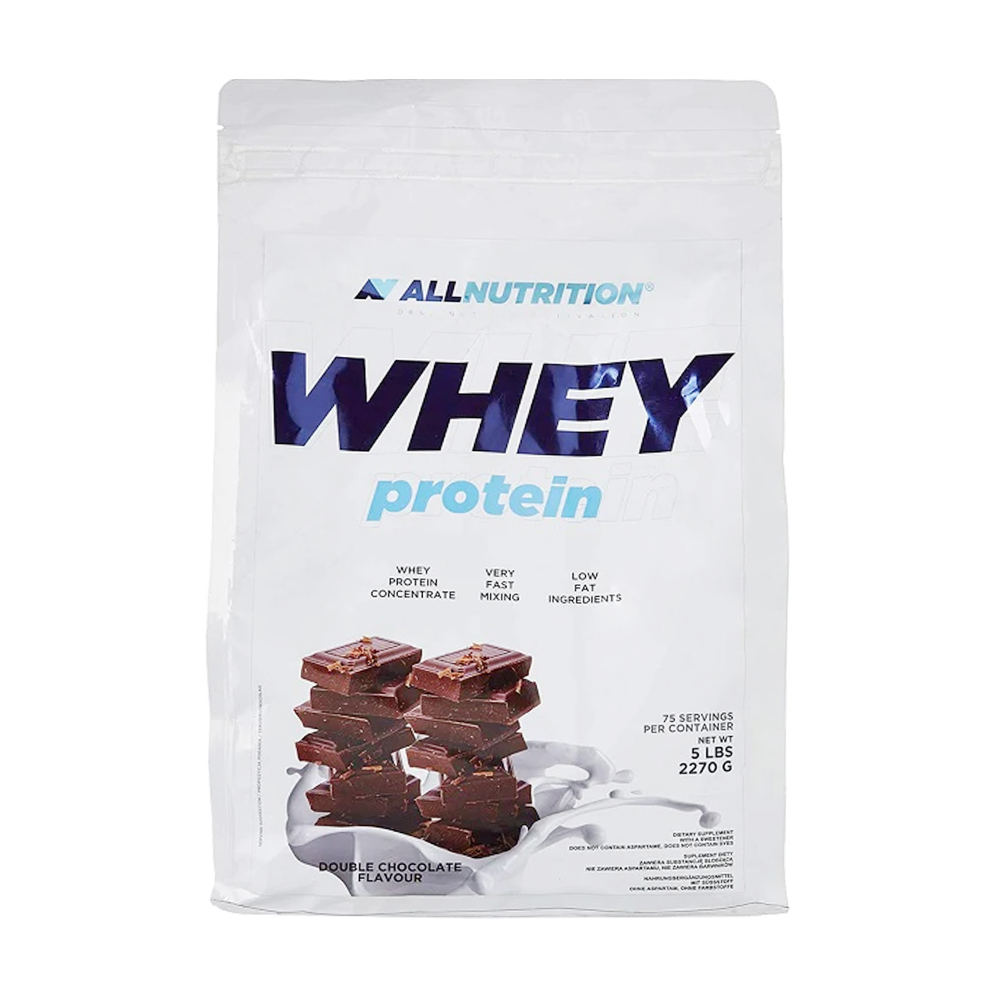 

Протеїн AllNutrition Whey Protein в порошку, зі смаком подвійного шоколаду, 2.27 кг