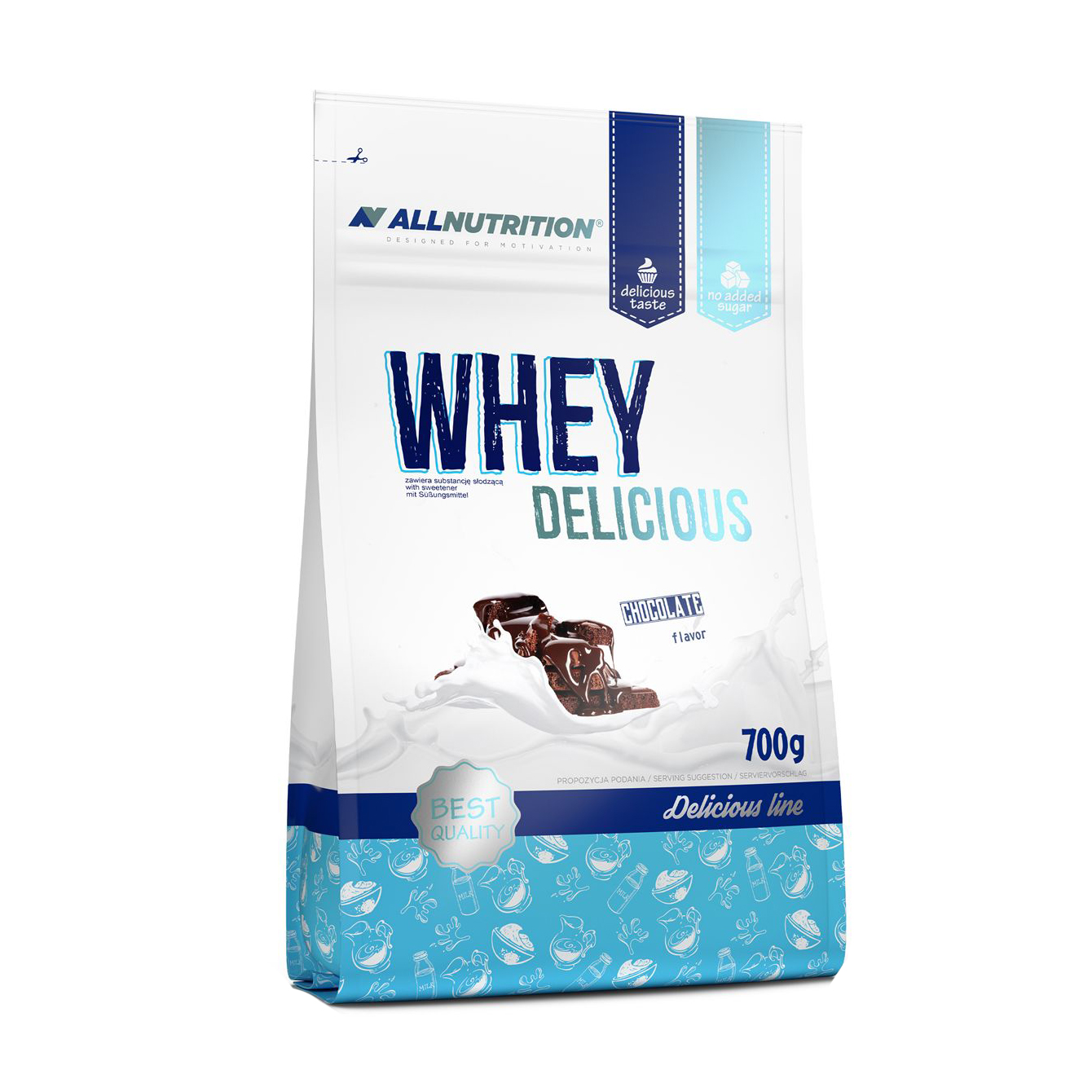 

Протеїн AllNutrition Whey Delicious Шоколад, в порошку, 700 г