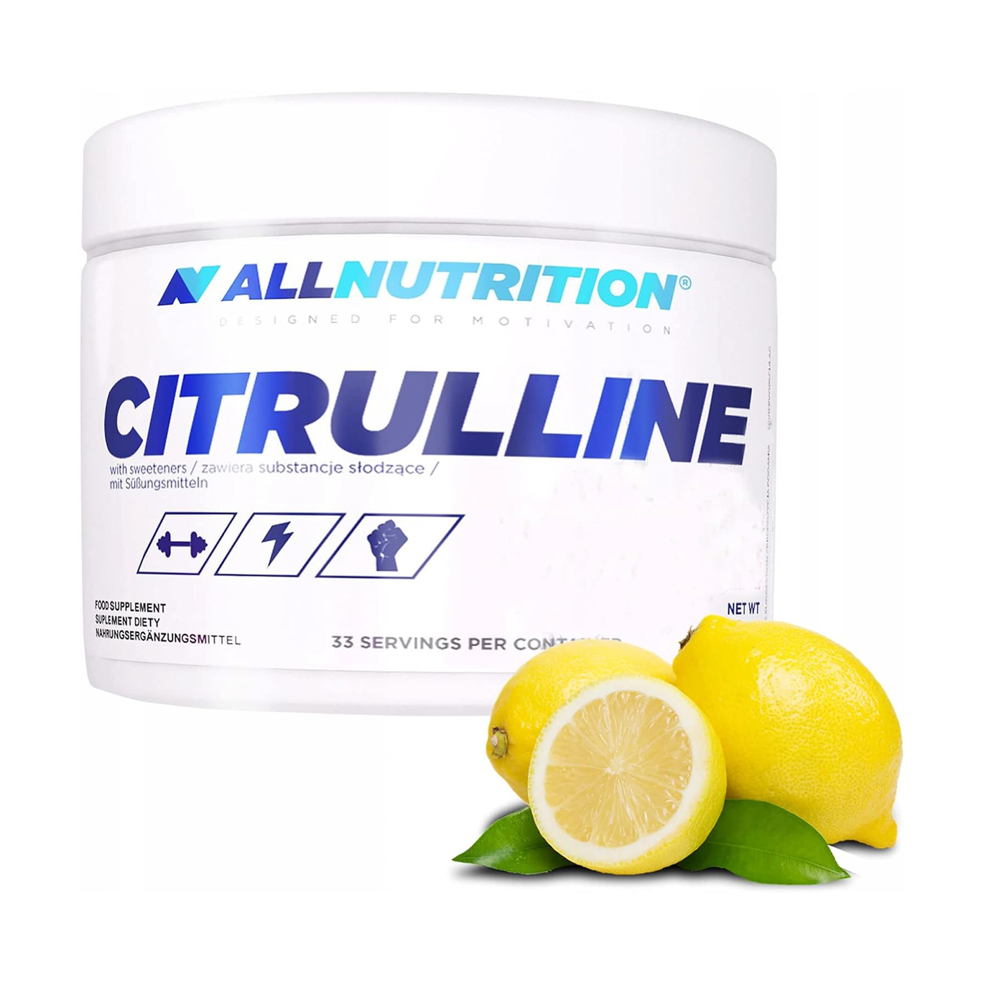 

Цитрулін AllNutrition Citrulline в порошку, зі смаком лимона, 200 г