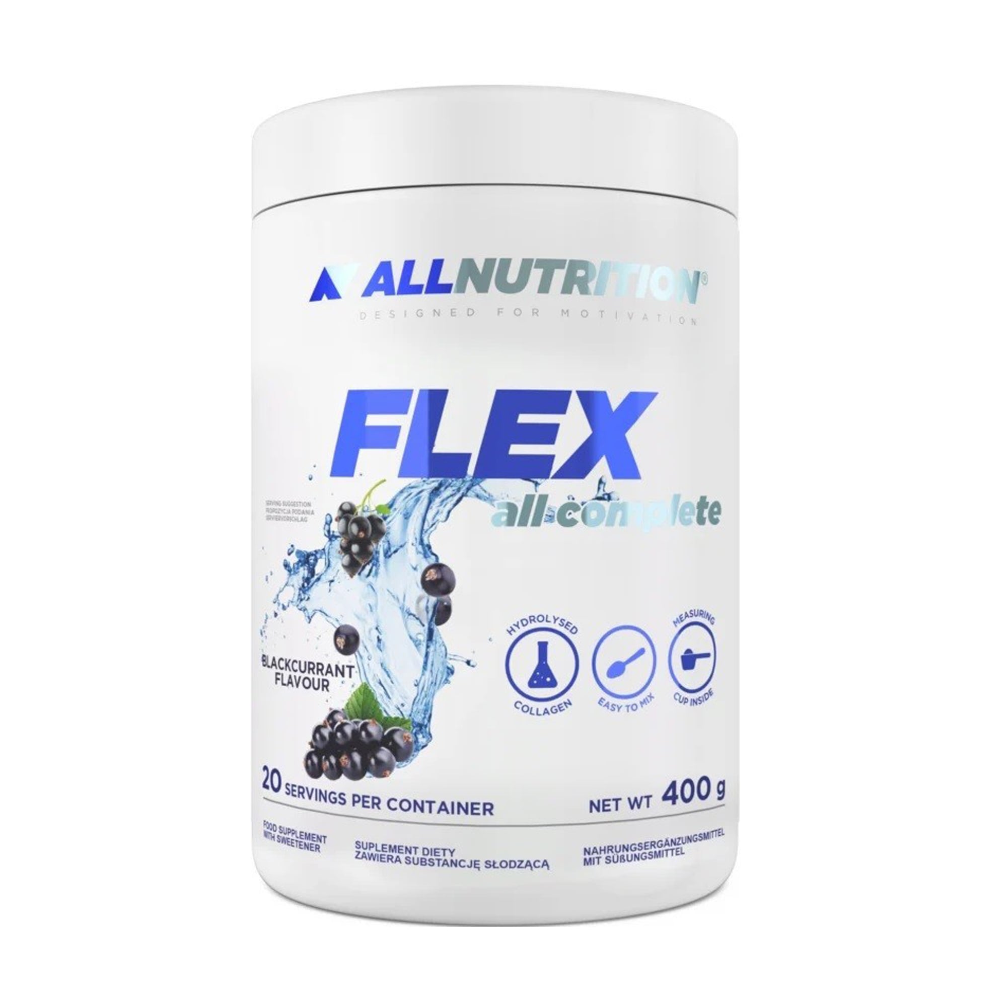 

Колаген AllNutrition Flex All Complete Чорна смородина, в порошку, 400 г