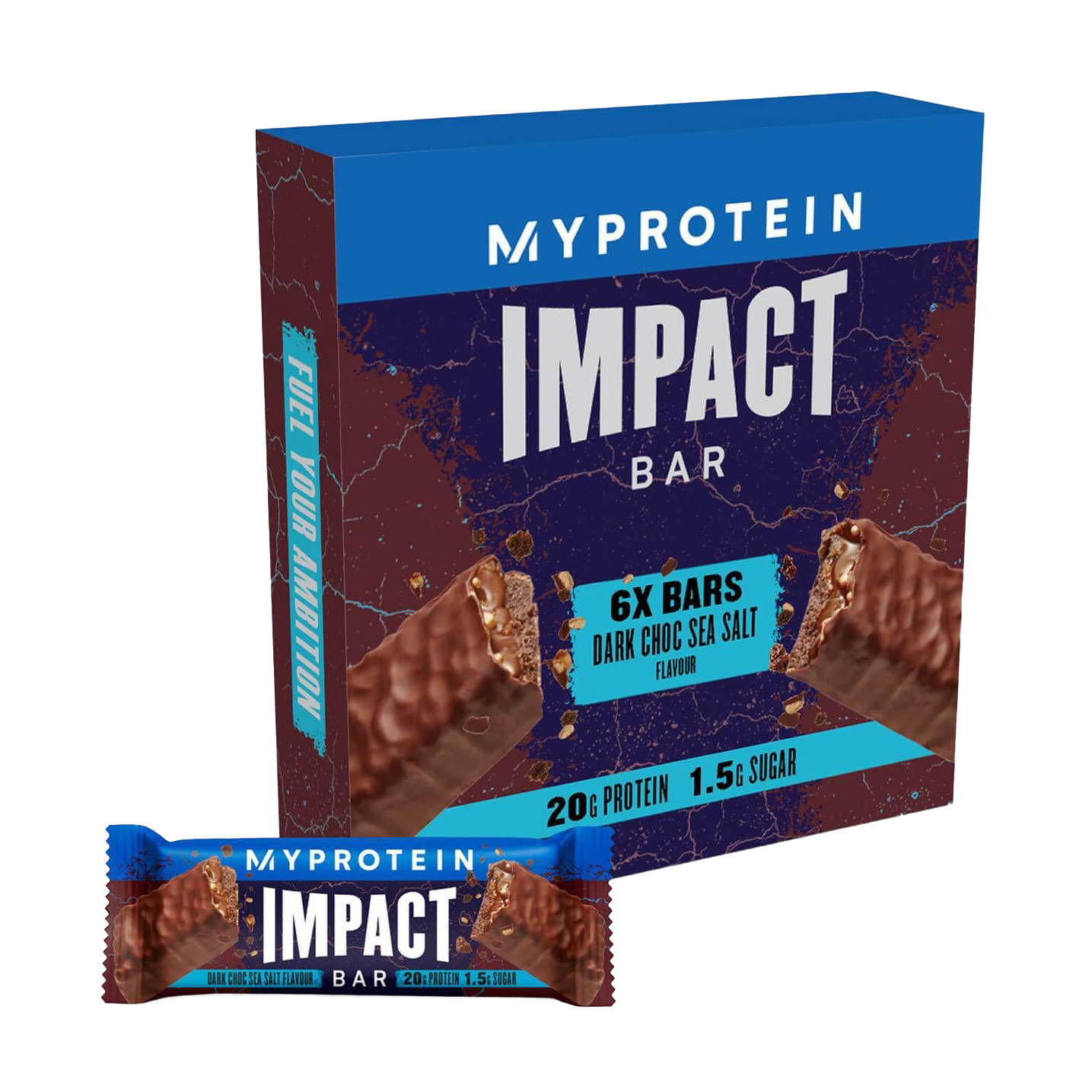 

Протеїновий батончик Myprotein Impact Bar Чорний шоколад та морська сіль, 12*64 г