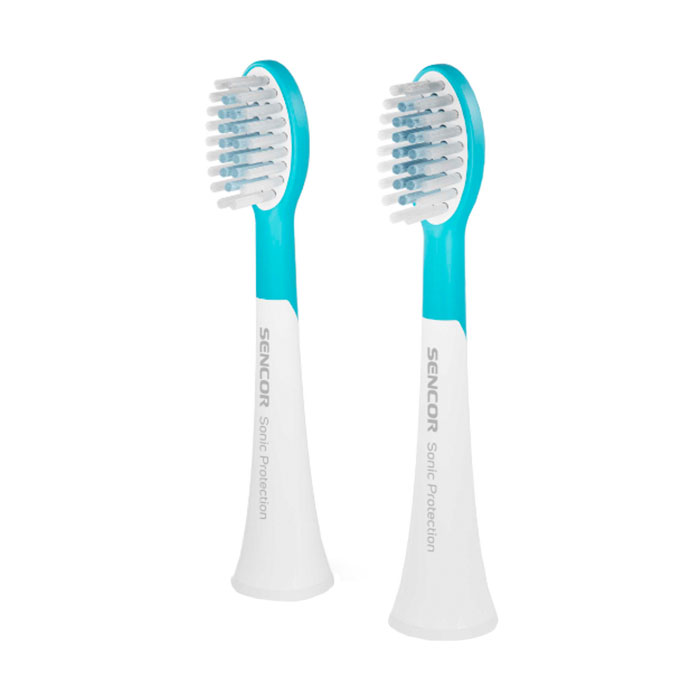 

Змінні насадки для електричної зубної щітки Sencor Toothbrush Heads SOX 105 біло-блакитні, 2 шт