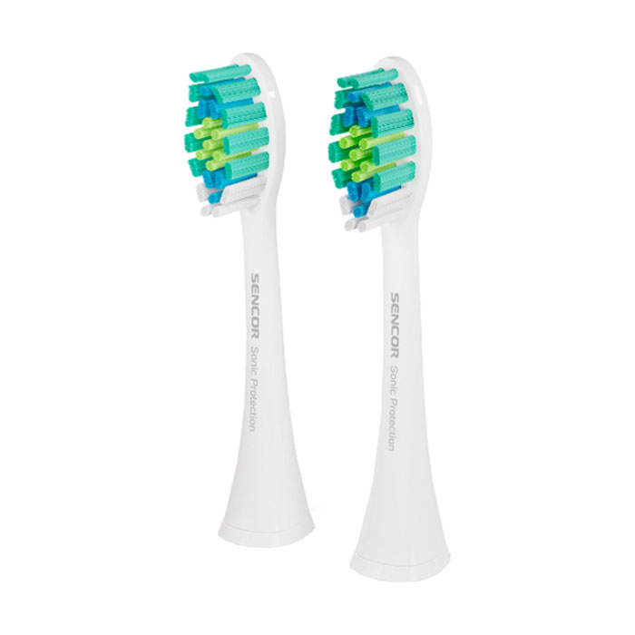 

Змінні насадки для електричної зубної щітки Sencor Toothbrush Heads SOX 015 білі, 2 шт