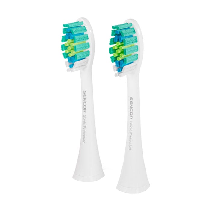 

Змінні насадки для електричної зубної щітки Sencor Toothbrush Heads SOX 015 білі, 2 шт