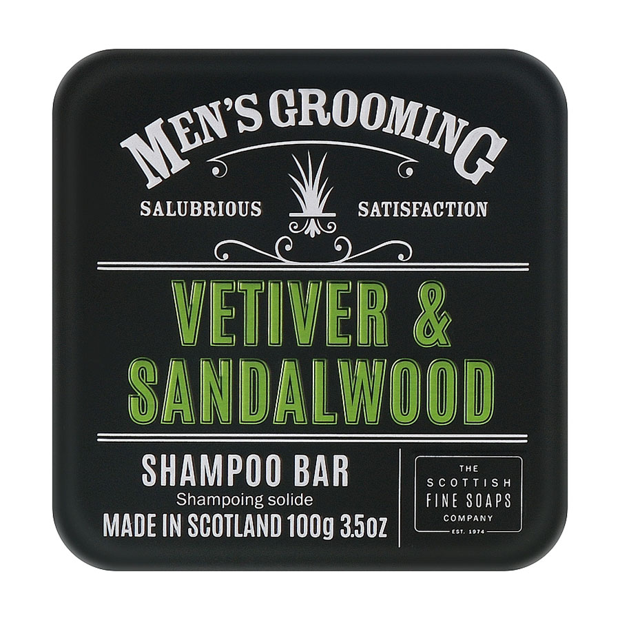 

Чоловічий твердий шампунь для волосся Scottish Fine Soaps Mens Grooming Shampoo Bar Ветивер та сандал, 100 г