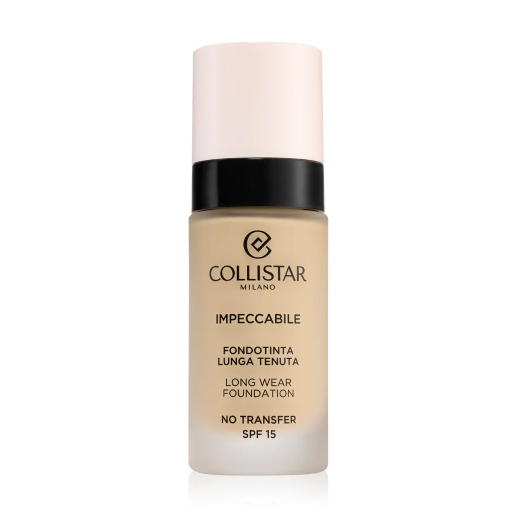

Тональна основа для обличчя Collistar Impeccabile Long Wear Foundation No Transfer, SPF 15, 1N Ivory, 30 мл