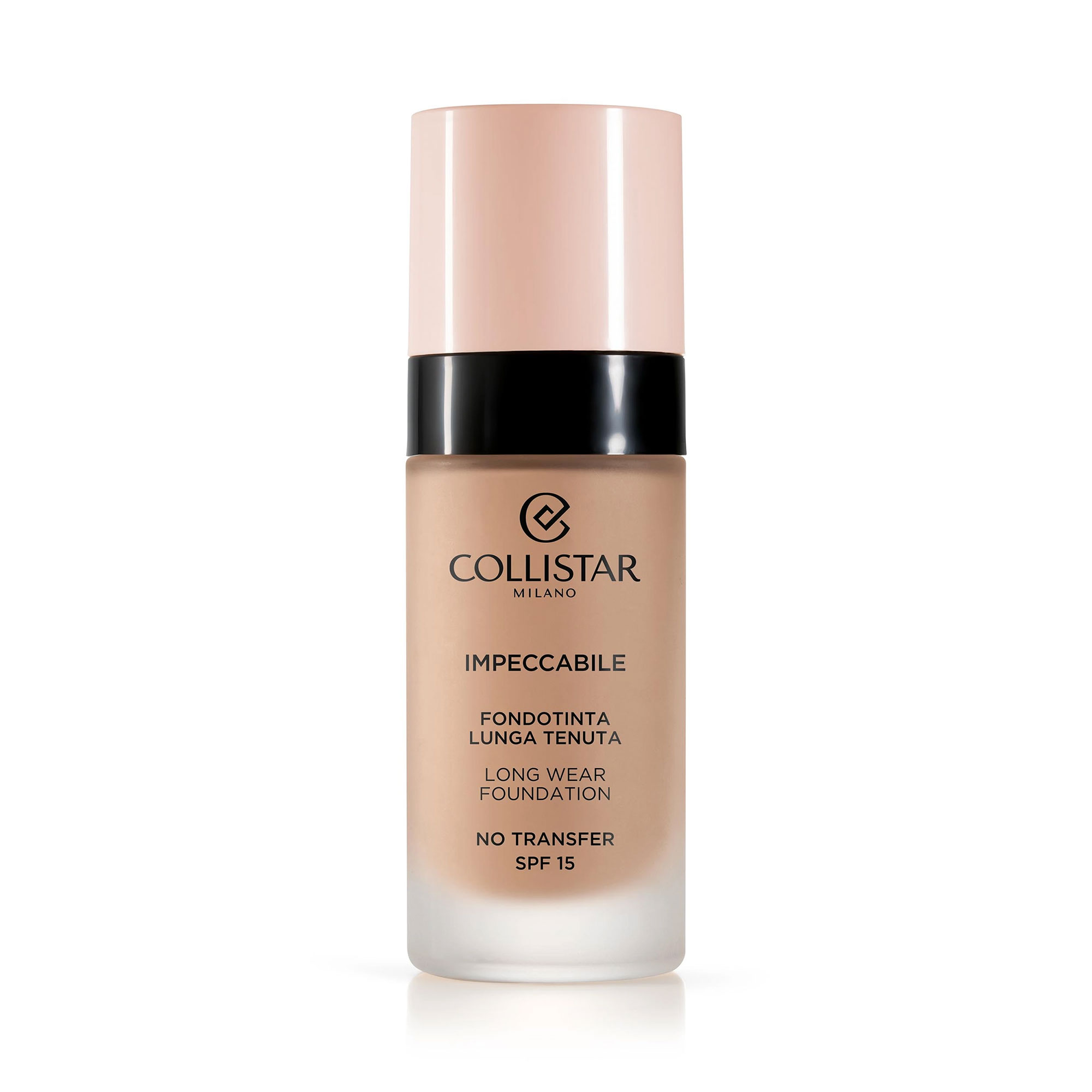 

Уцінка! Тональна основа для обличчя Collistar Impeccabile Long Wear Foundation No Transfer, SPF 15, 4R Pink Sand, 30 мл