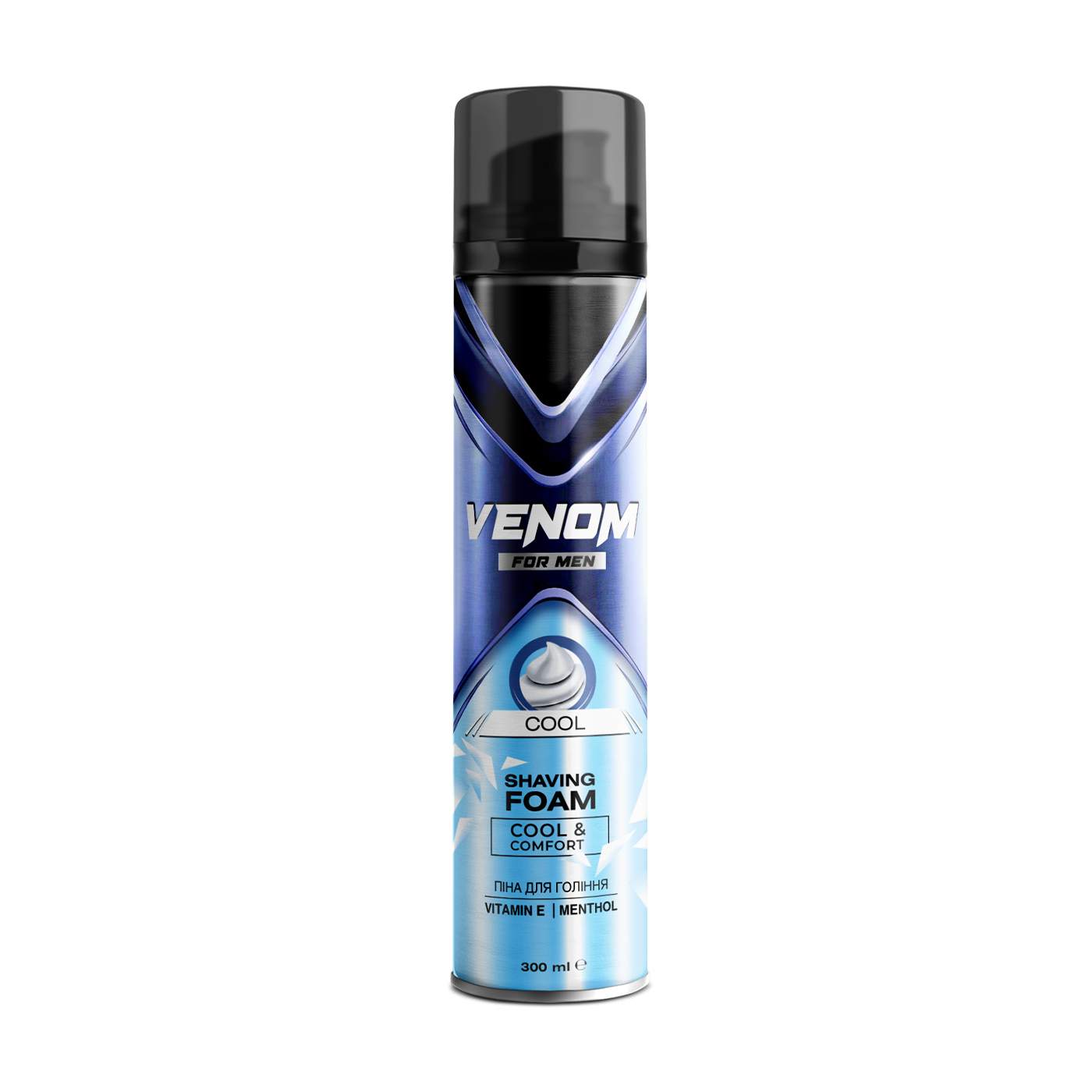 

Уцінка! Чоловіча піна для гоління Venom Cool Shaving Foam з ментолом, 300 мл