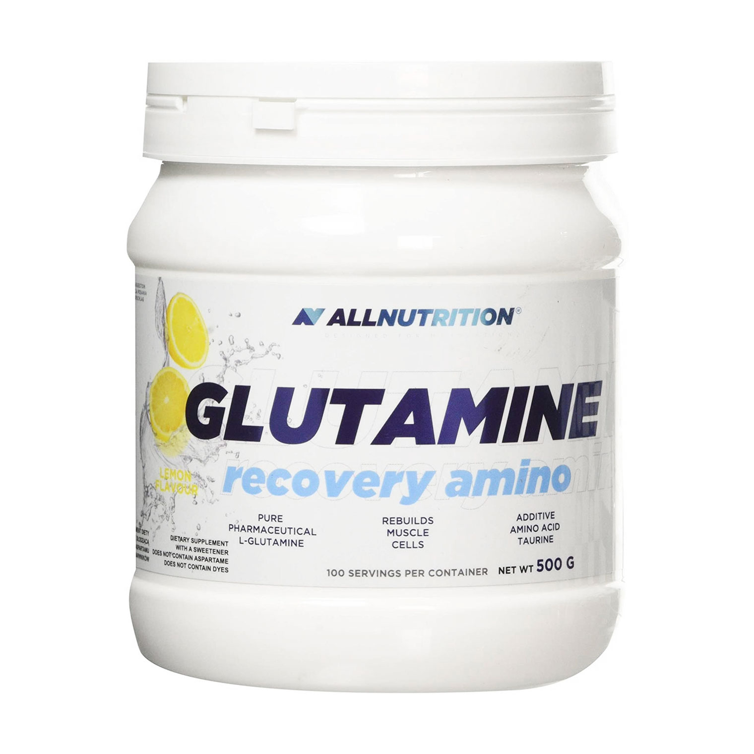 

Глютамін AllNutrition Glutamine Recovery Amino в порошку, зі смаком лимона, 500 г