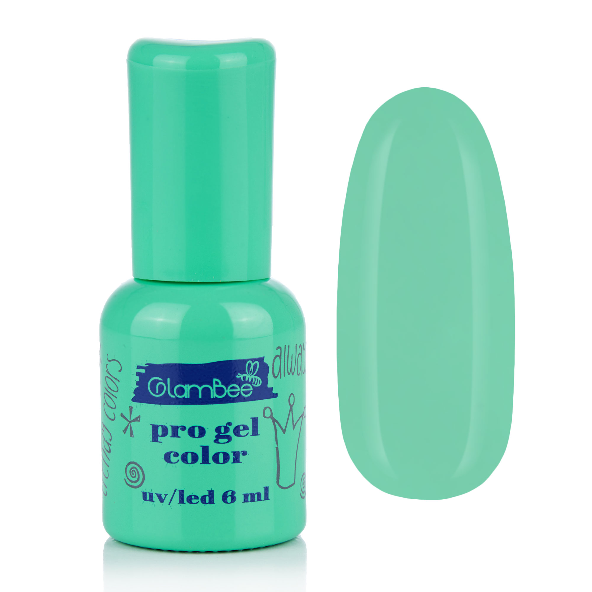 

Гель-лак для нігтів GlamBee ProGel Summer 154, 6 мл