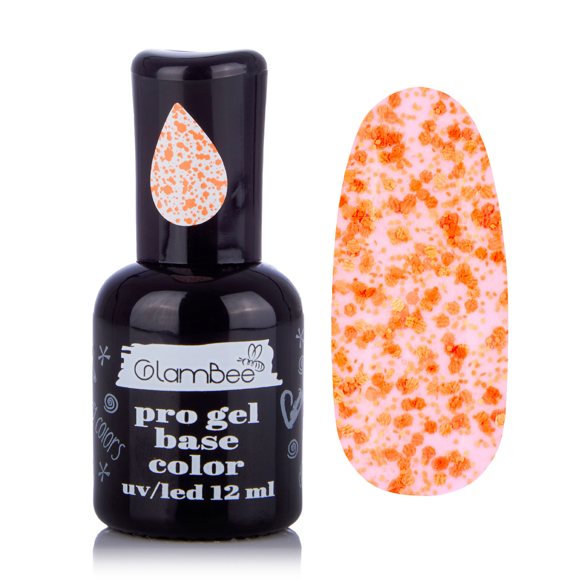 

Базове покриття для гель-лаку GlamBee ProGel Base Color 06, 12 мл