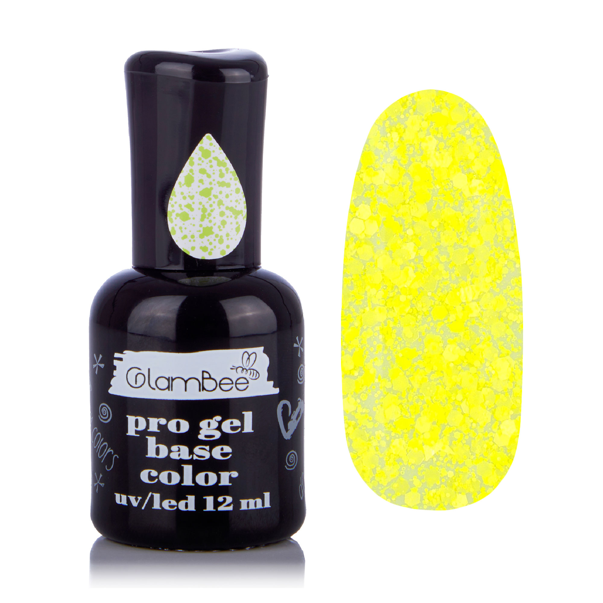 

Базове покриття для гель-лаку GlamBee ProGel Base Color 08, 12 мл