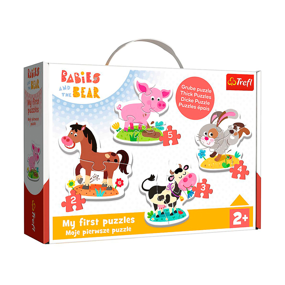 

Пазли Trefl На фермі, від 2 років, 14 елементів (36127)