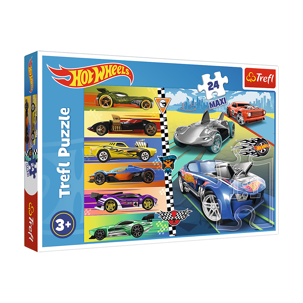 

Пазли Trefl Hot Wheels Швидкі Hot Wheels, від 3 років, 24 елементи (14362)