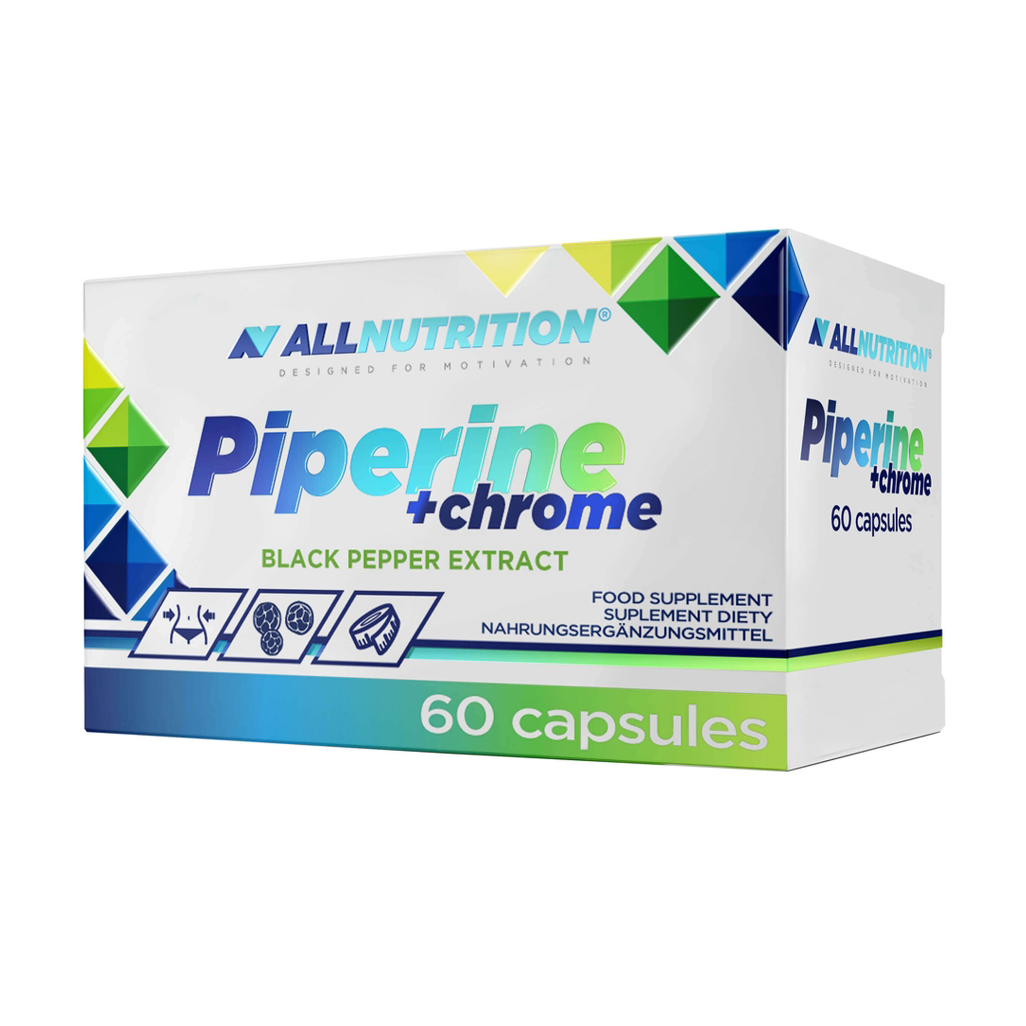 

Піперин + хром AllNutrition Piperine + Chrome, 60 капсул