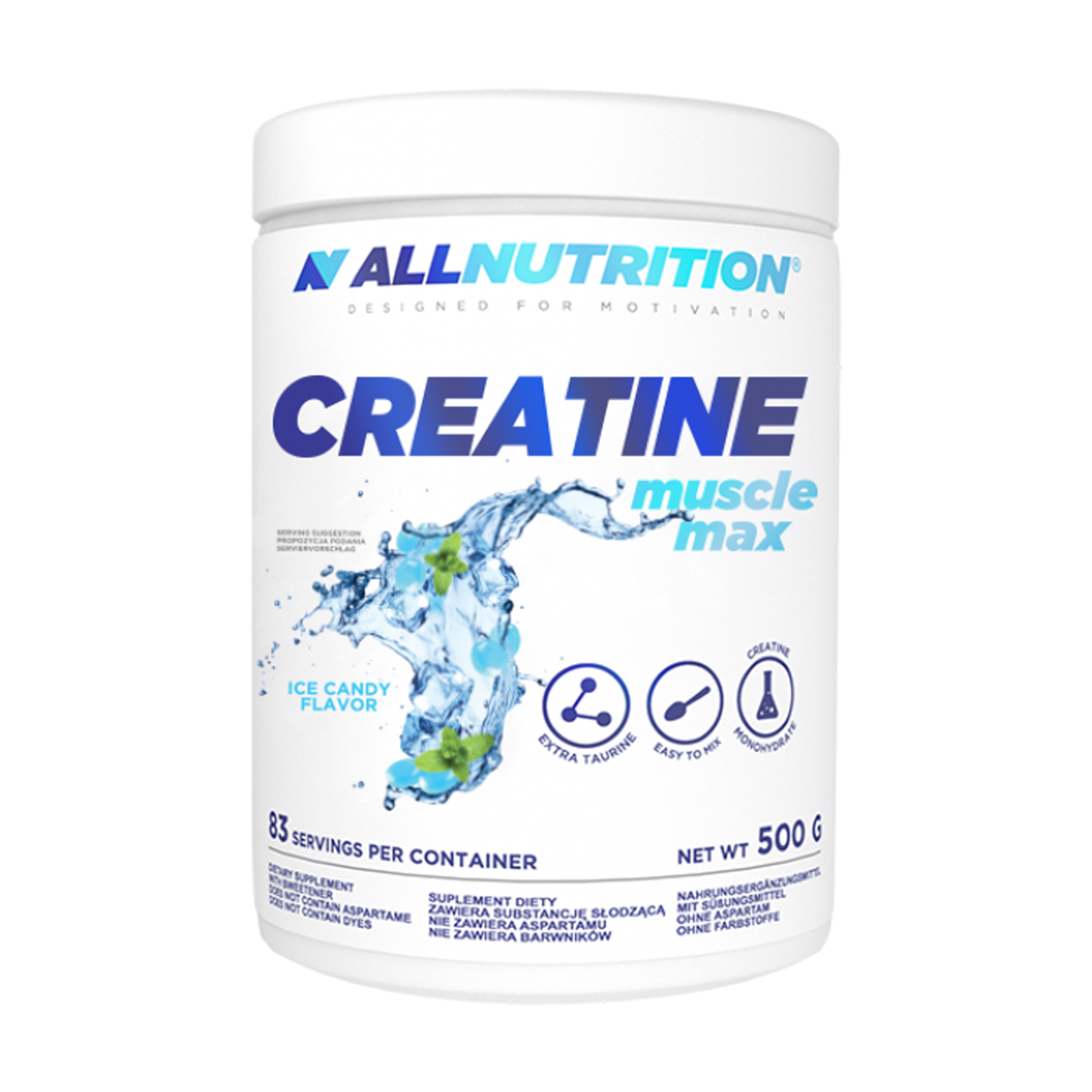 

Креатин AllNutrition Creatine Muscle Max Ice Candy в порошку, 500 г