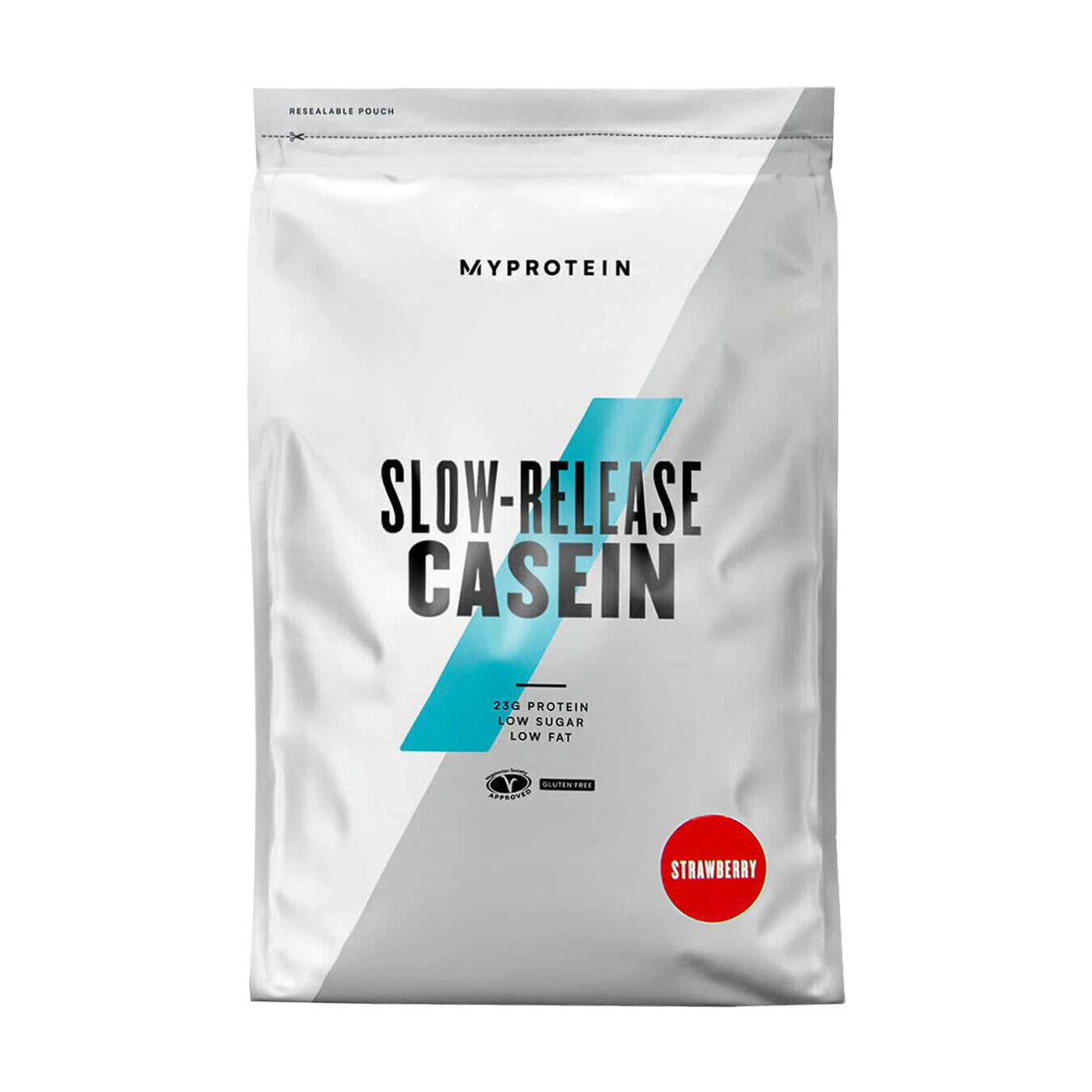 

Казеїн Myprotein Slow-Release Casein Полуниця, в порошку, 2.5 кг