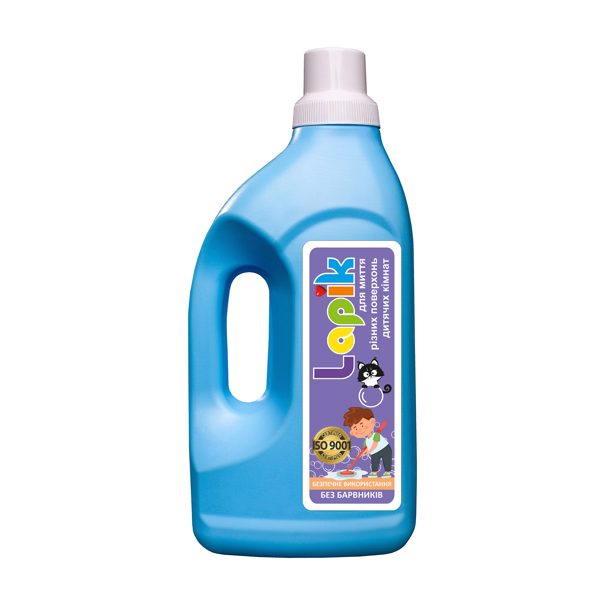 

Уцінка! Засіб для миття різних поверхонь дитячих кімнат Lapik без аромату, 1.25 л