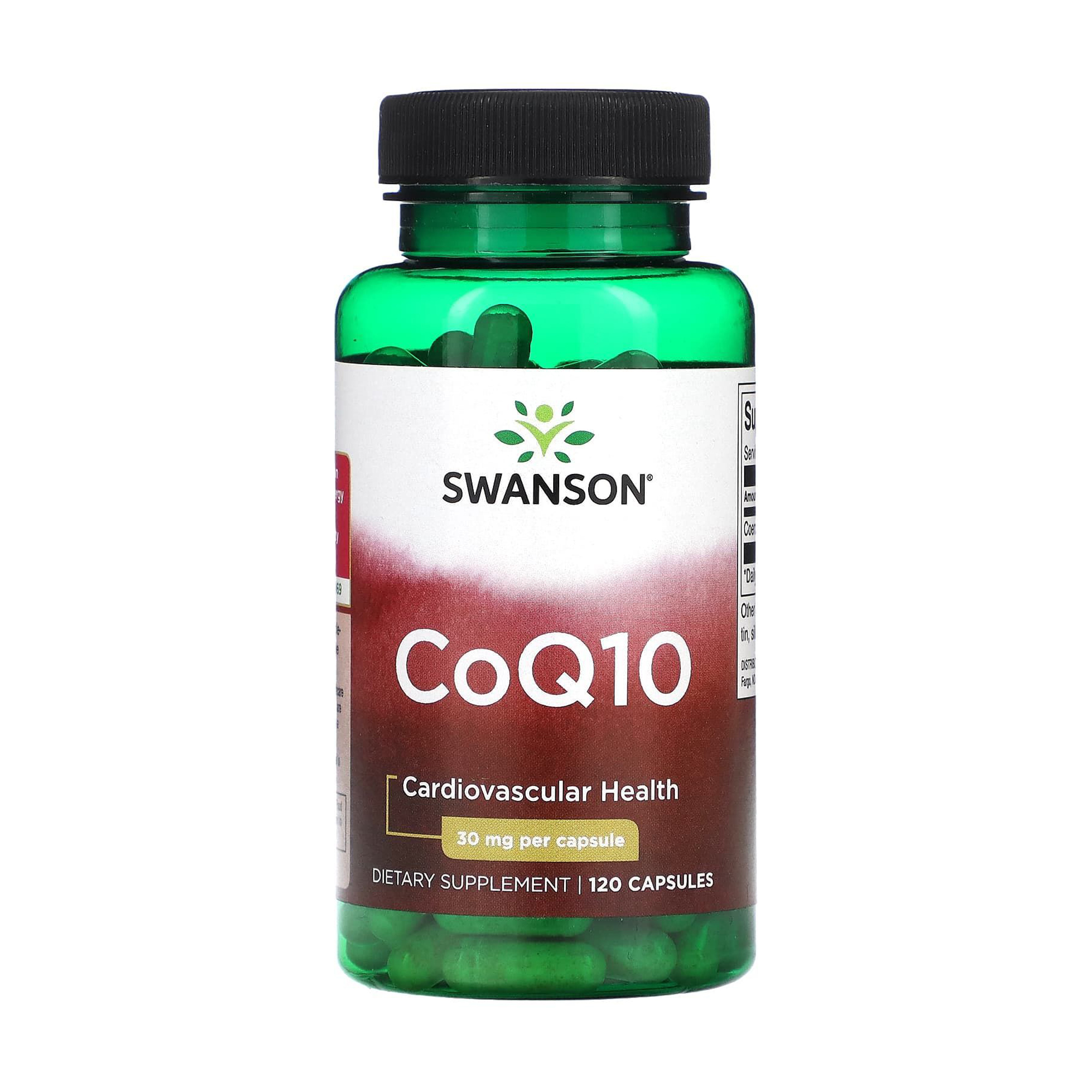 

Коензим Q10 Swanson CoQ10, 30 мг, 120 капсул