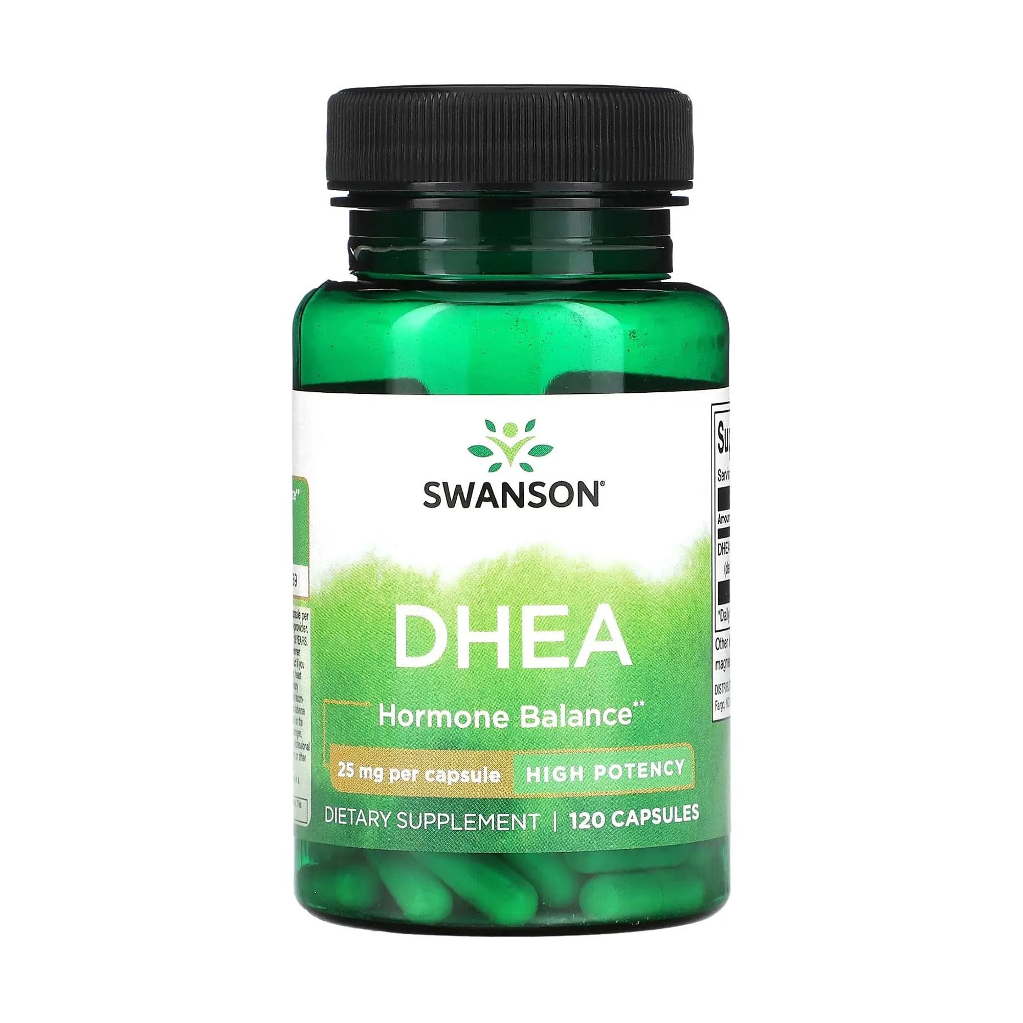

Дегідроепіандростерон Swanson DHEA High Potency 25 мг, 120 капсул