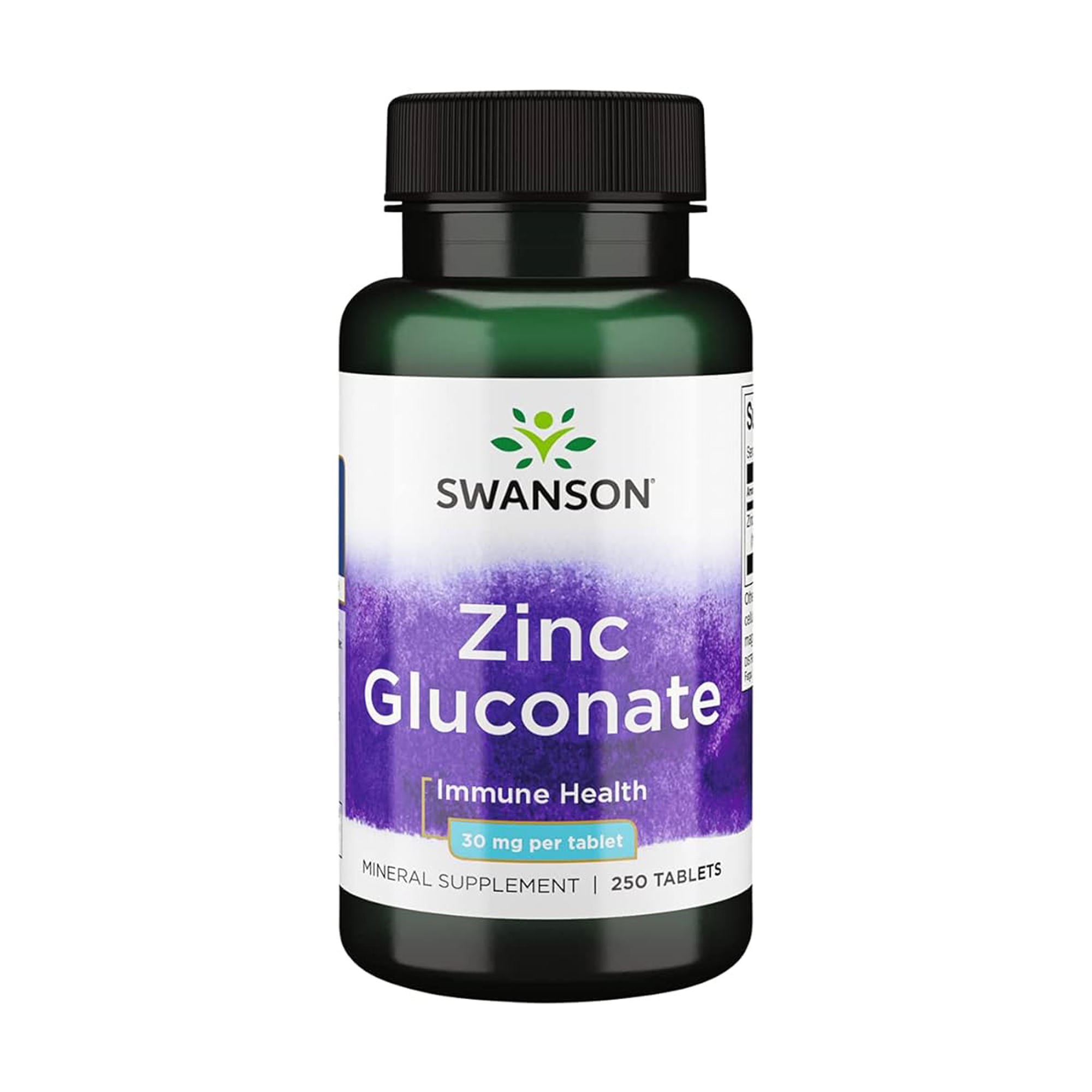 

Глюконат цинку Swanson Zinc Gluconate 30 мг, 250 таблеток