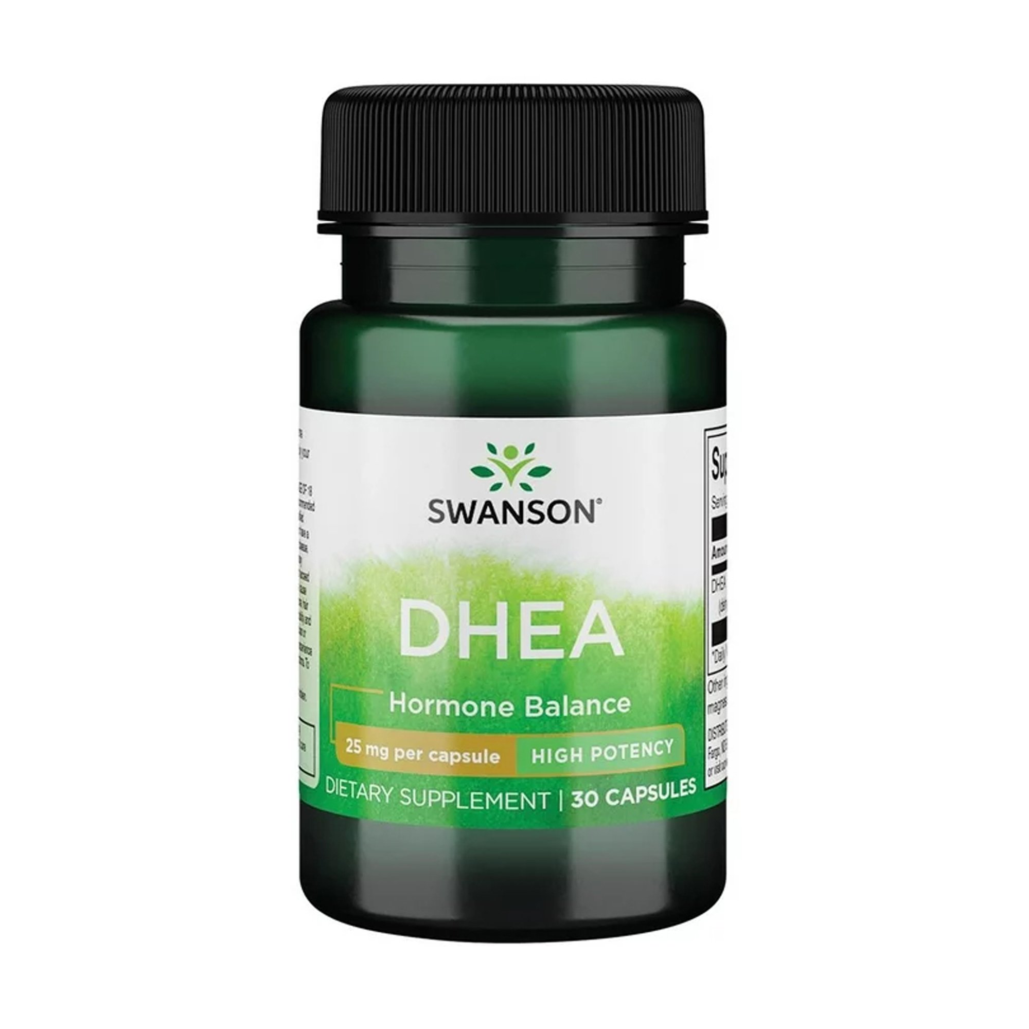 

Дегідроепіандростерон Swanson DHEA High Potency 25 мг, 30 капсул