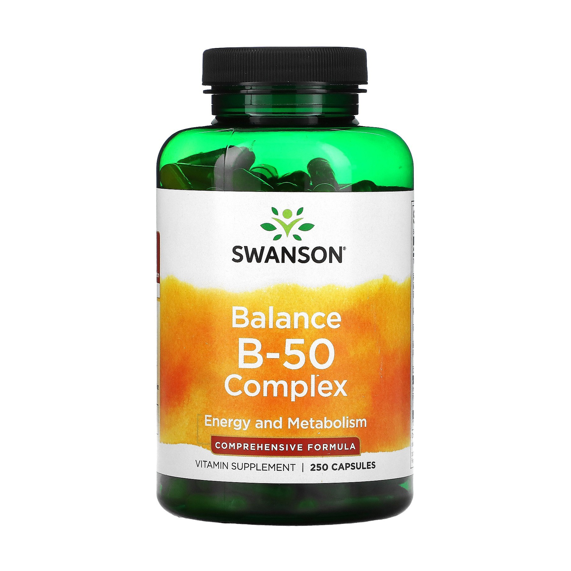 

Вітаміни групи B Swanson Balance B-50 Complex, 250 капсул