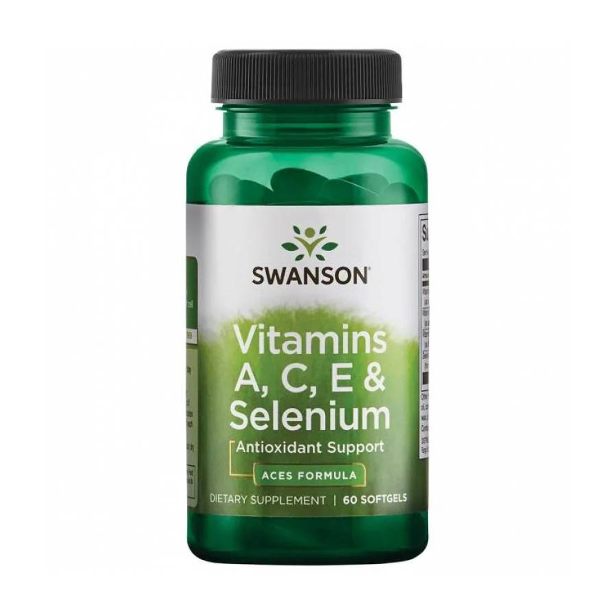 

Вітаміни A, C, E та селен Swanson ACES Vitamins A, C, E and Selenium, 60 гелевих капсул