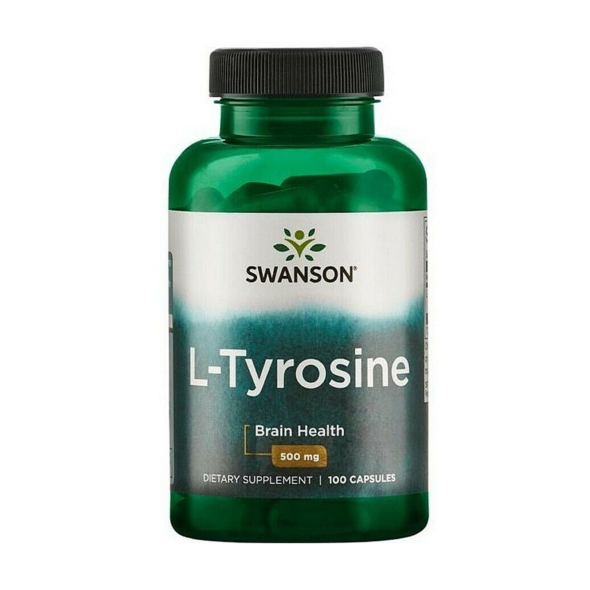 

L-Тирозин Swanson L-Tyrosine 500 мг, 100 капсул
