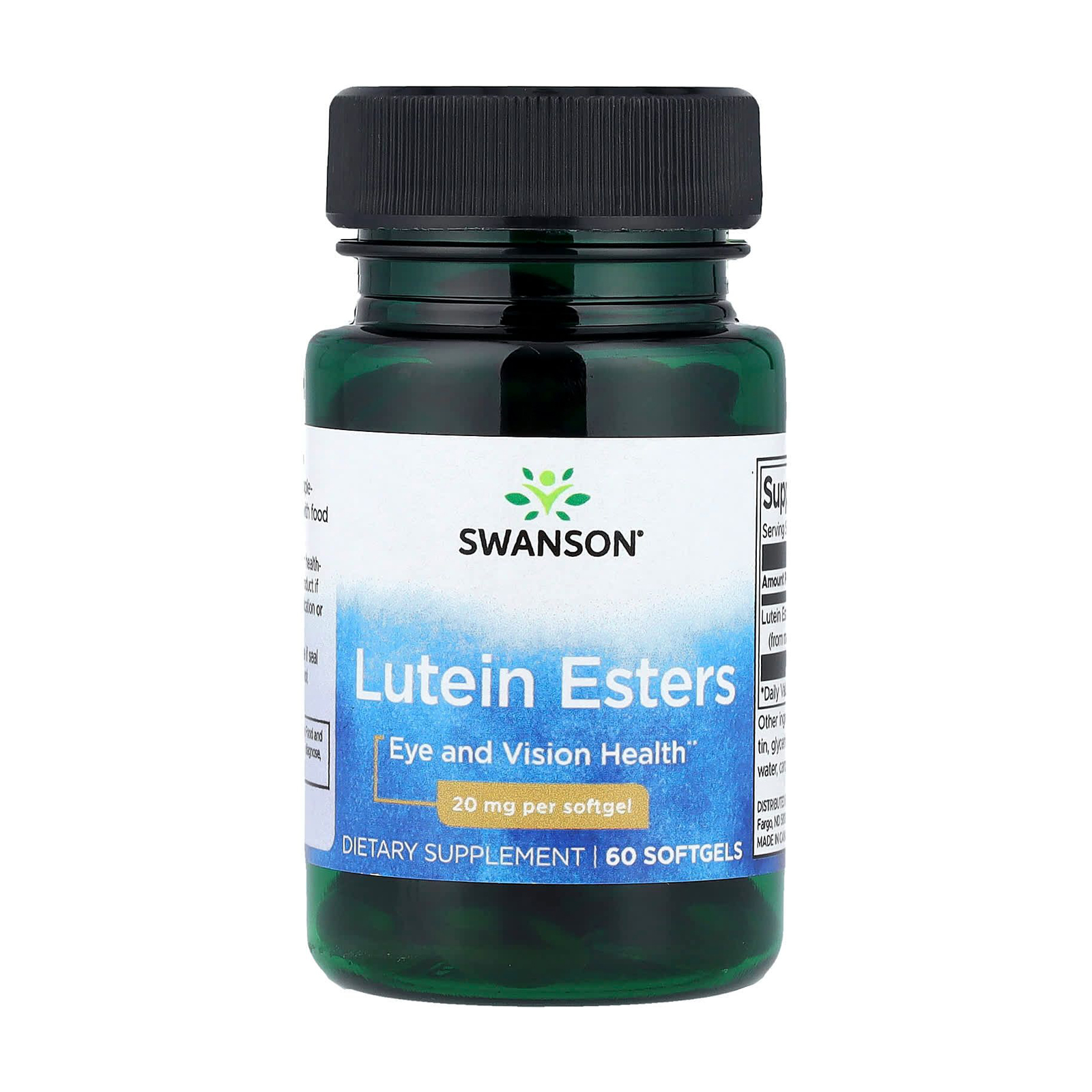 

Уцінка! Лютеїн Swanson Lutein Esters 20 мг, 60 гелевих капсул