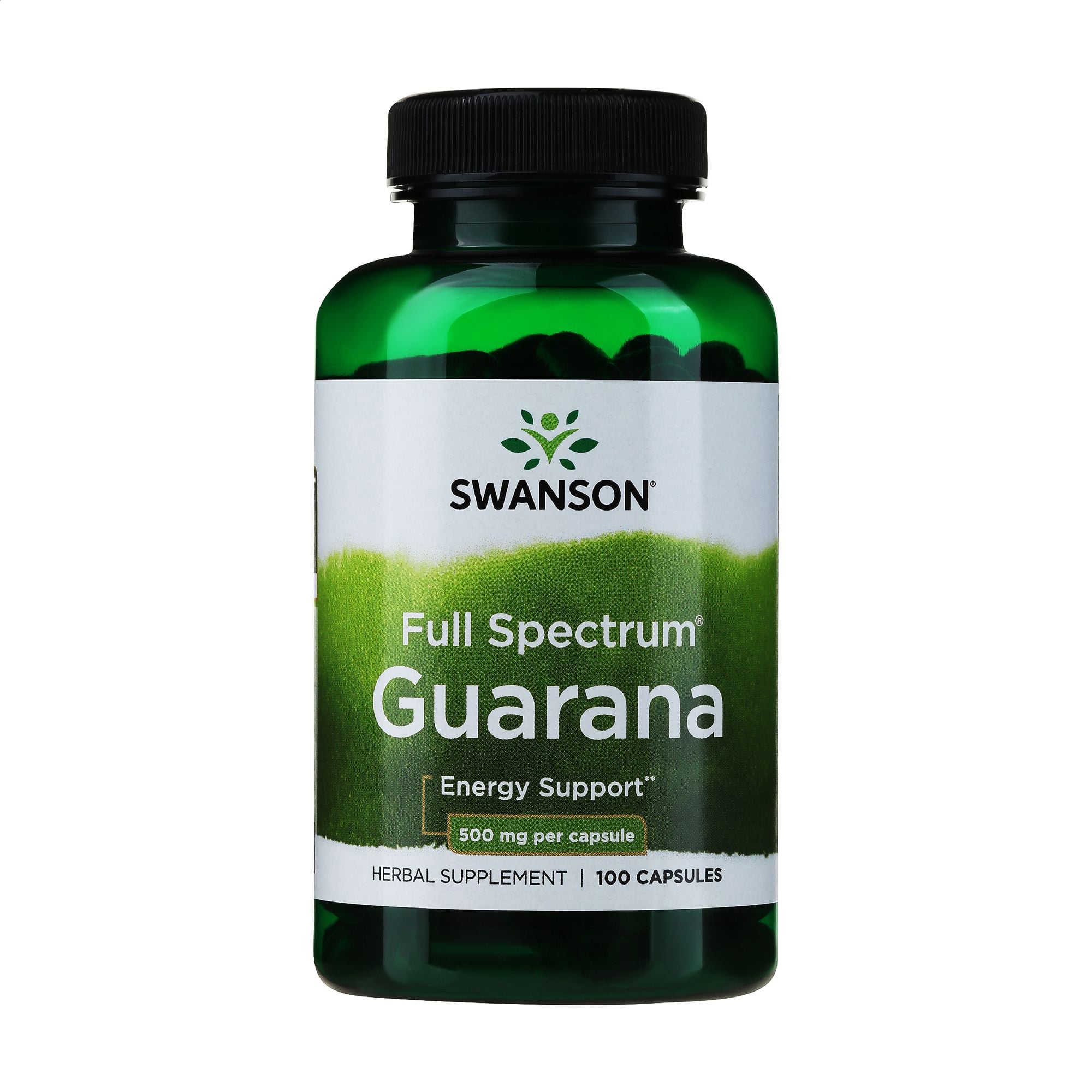 

Гуарана Swanson Full Spectrum Guarana 500 мг, 100 капсул