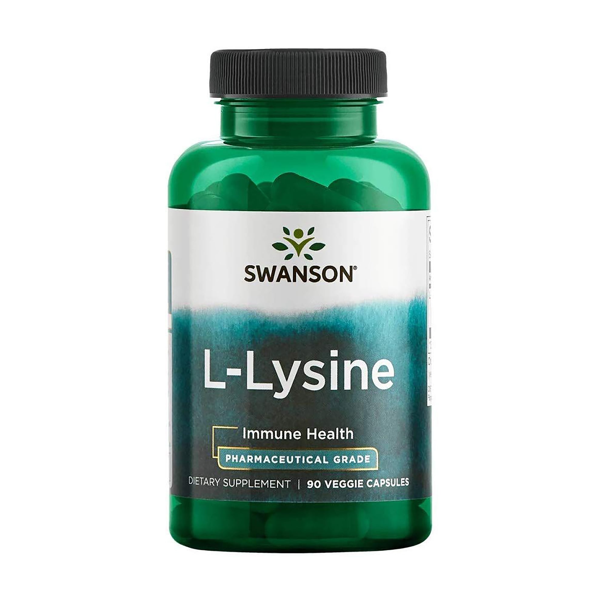 

L-Лізин Swanson L-Lysine, 90 рослинних капсул