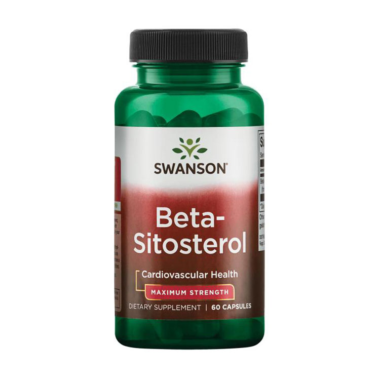 

Бета-ситостерол Swanson Beta-Sitosterol Maximum Strength 160 мг, 60 гелевих капсул