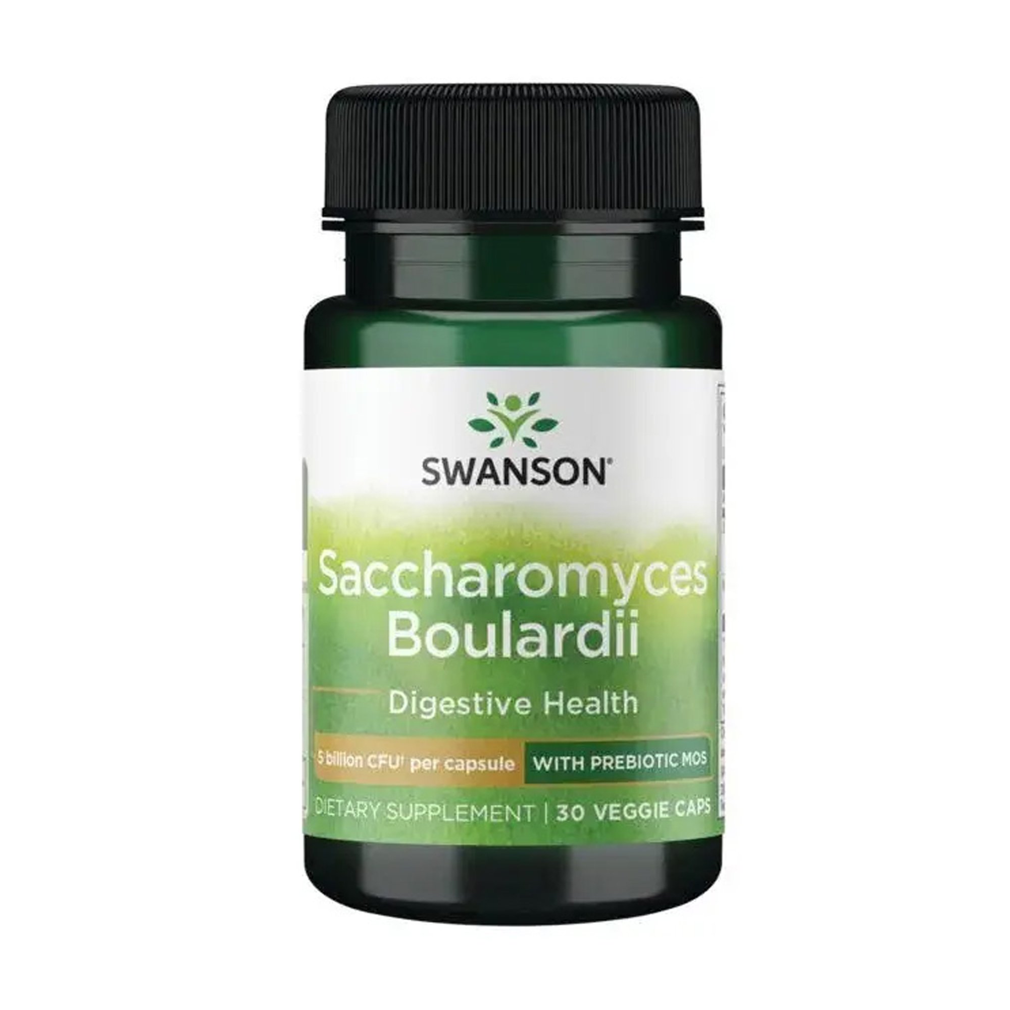 

Сахароміцети Буларді з пробіотиком Swanson Saccharomyces Boulardii With Prebiotic MOS, 30 рослинних капсул