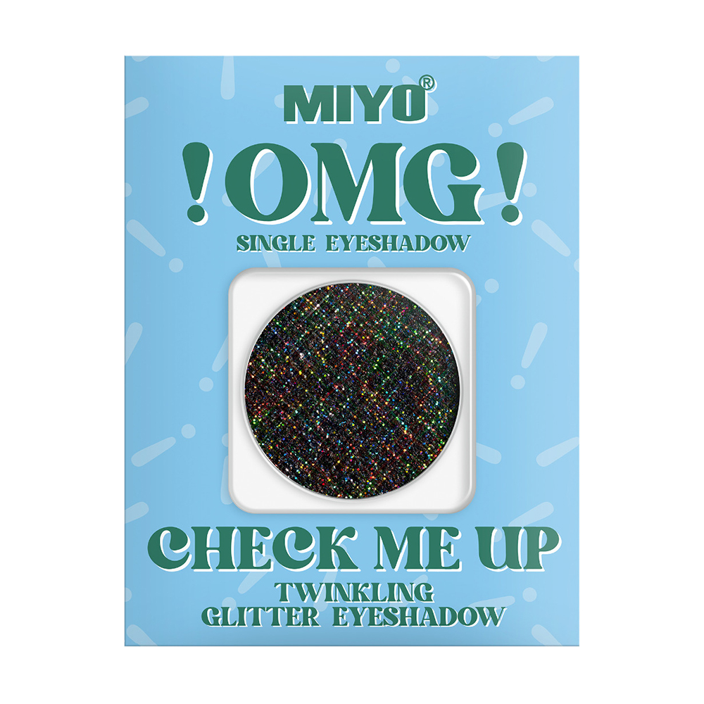 Акція на Блискучі тіні для повік Miyo !OMG! Check Me Up Twinkling Glitter Eyeshadow 18 Cosmo Dust, 1.3 г від Eva