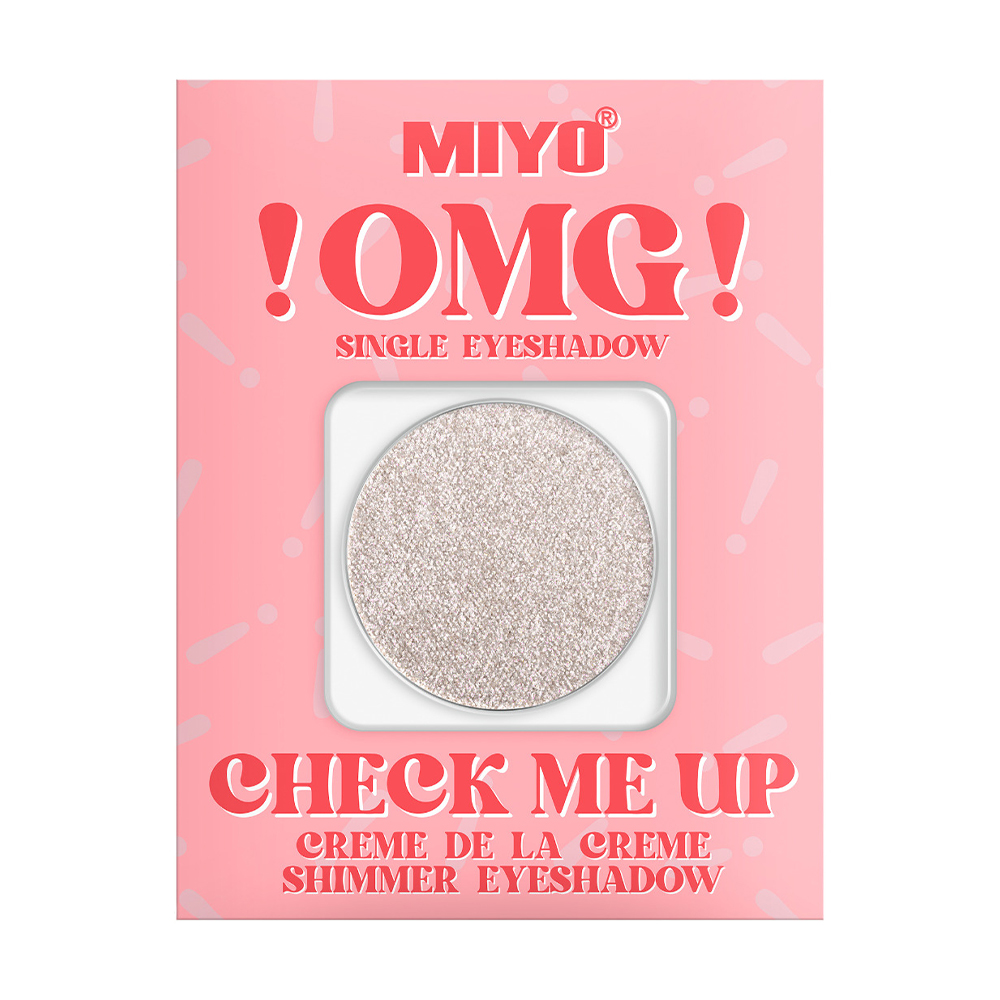 

Мерехтливі тіні для повік Miyo !OMG! Check Me Up Shimmer Eyeshadow 24 Bullion, 1.3 г