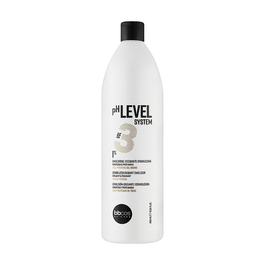 

Кремоподібний окислювач для волосся BBcos Oxigen Cream pH Level System 3 vol 1%, 1 л