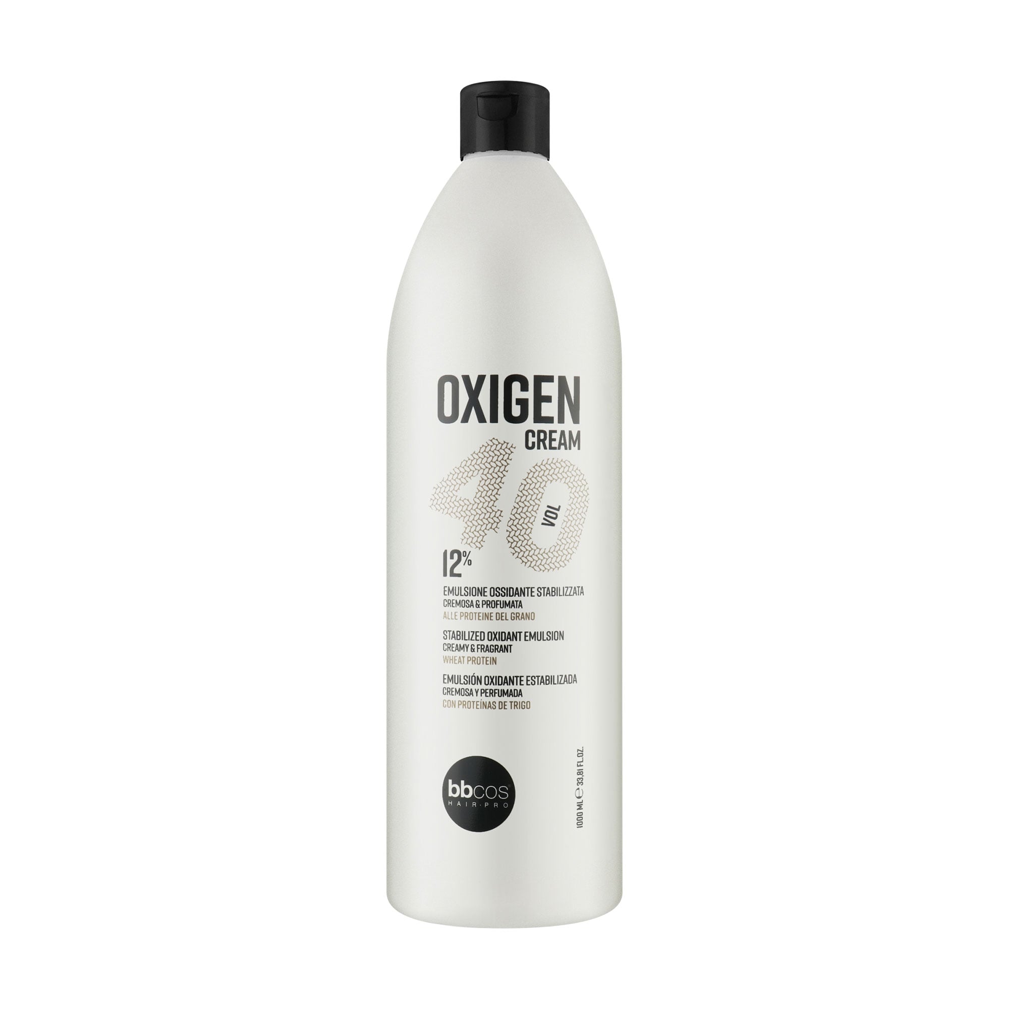 

Кремоподібний окислювач для волосся BBcos Oxigen Cream 40 vol 12%, 1 л