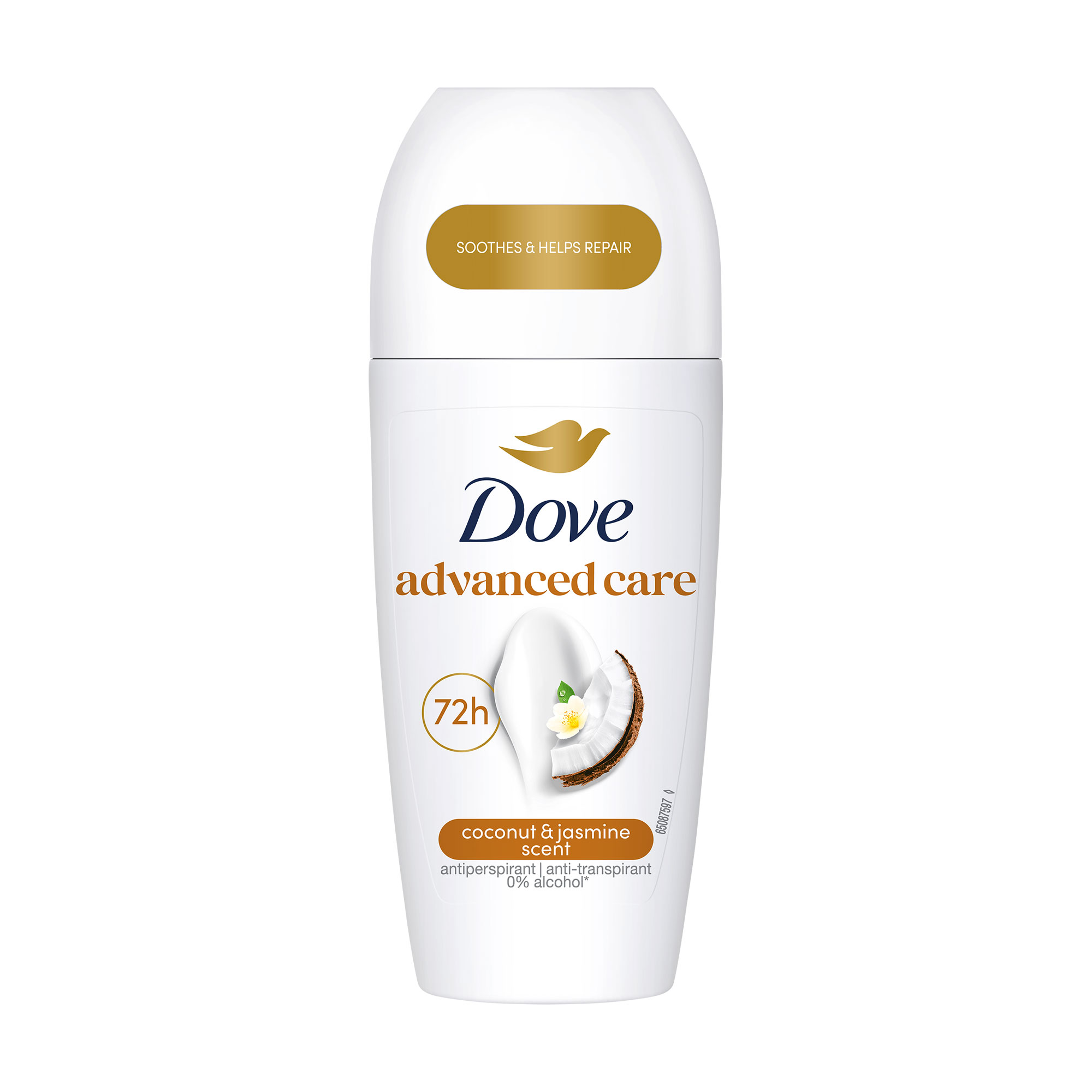 Кульковий дезодорант-антиперспірант Dove Advanced Care Coconut & Jasmine Scent 72H жіночий, 50 мл