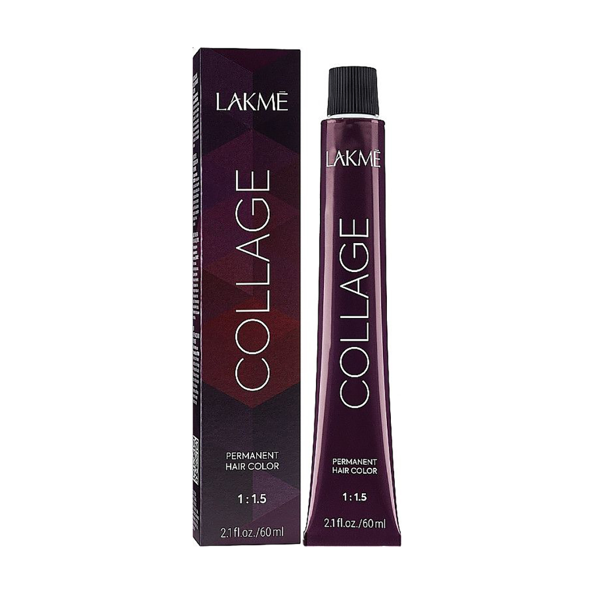 

Перманентна фарба для волосся Lakme Collage Creme Hair Color 5/36 Chestnut Gold Light Brown, 60 мл